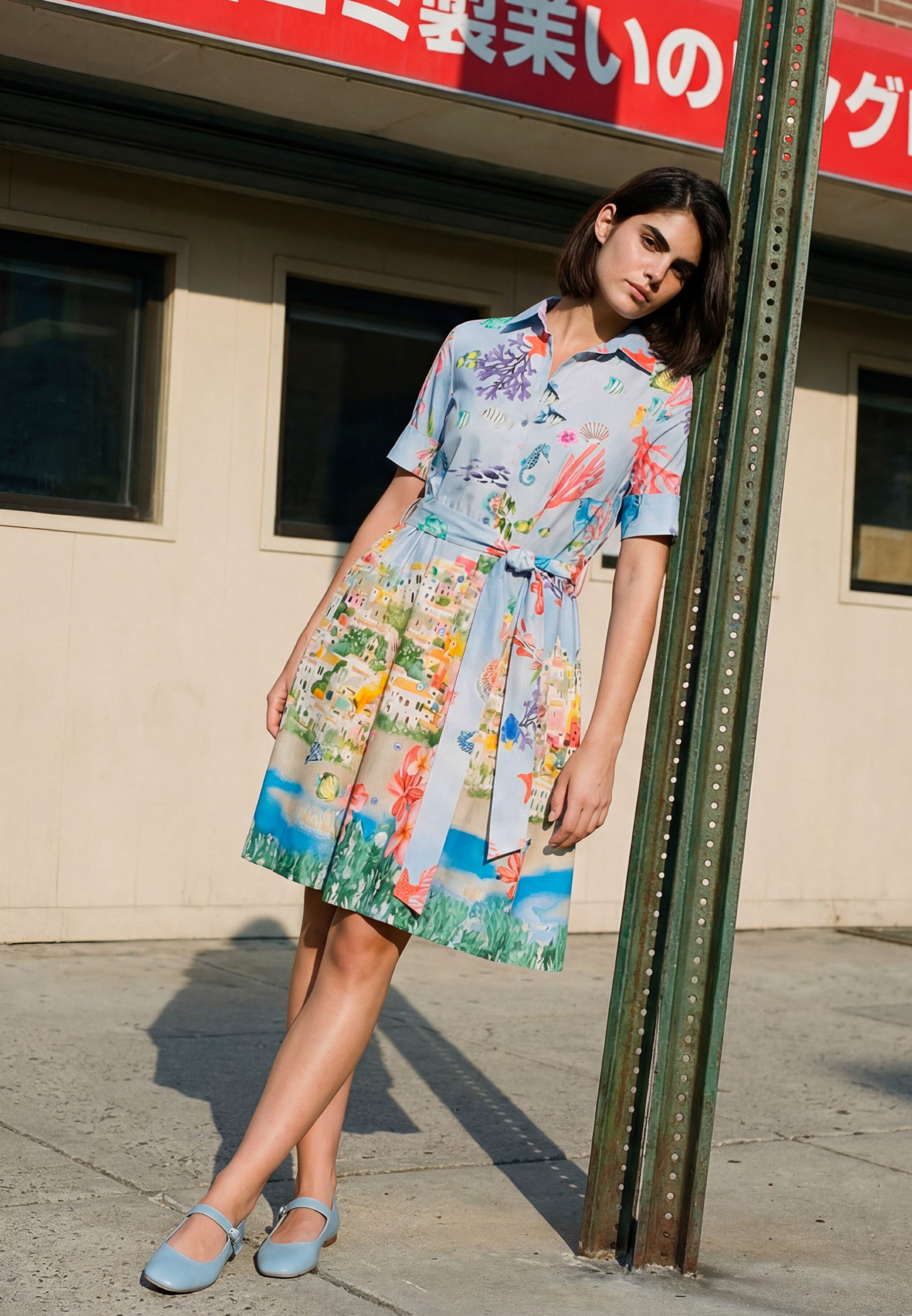 Vera Mont Hemdblusenkleid Damen mit Knopfleiste