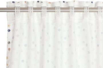 Vorhang Little Dotty, Esprit, Multifunktionsband (1 St), blickdicht, Jacquard, aus nachhaltigerer Baumwolle (BCI)