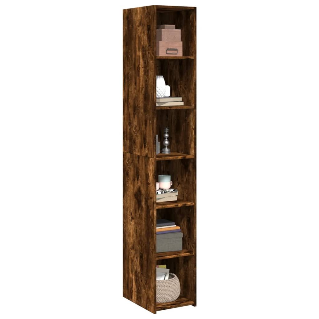vidaXL Highboard Highboard Räuchereiche 30x41x185 cm günstig online kaufen