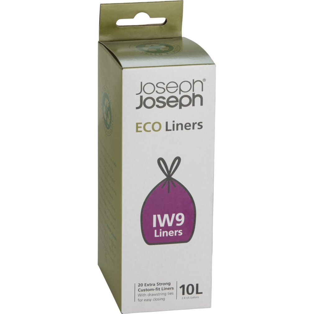 Joseph Joseph Mülltrennsystem IW9 10L grau Öko-Abfallbeutel
