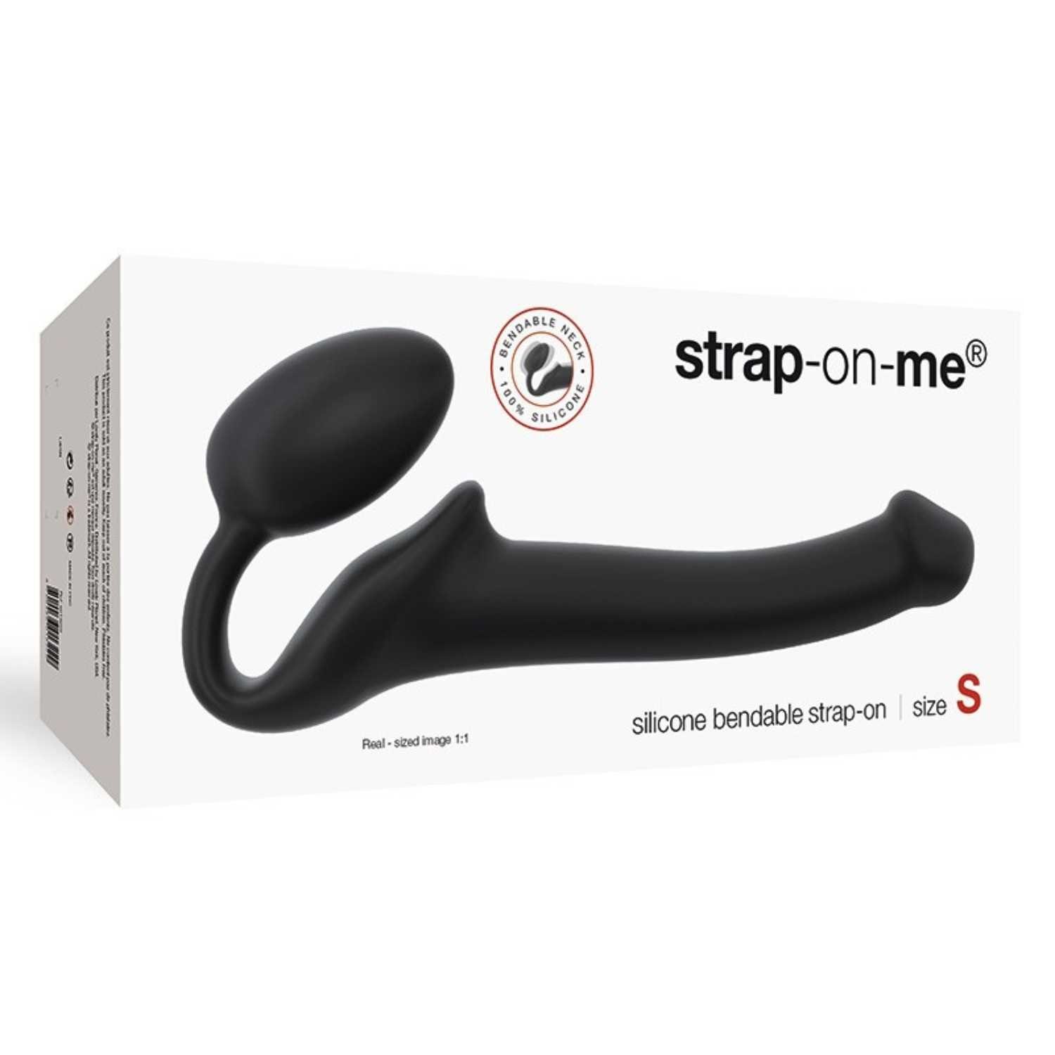 strap-on-me® Strap-on-Dildo schwarz Strapless Strap-On-Me Strapon S Dildo