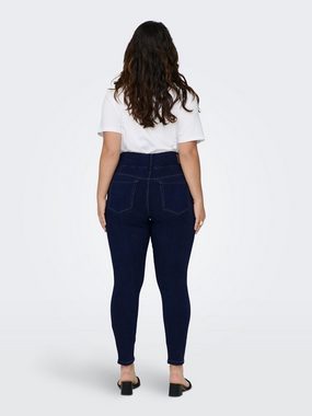 ONLY CARMAKOMA Skinny-fit-Jeans Skinny Fit Jeans High Waist Übergrößen Denim CARANNA 6102 in Dunkelblau