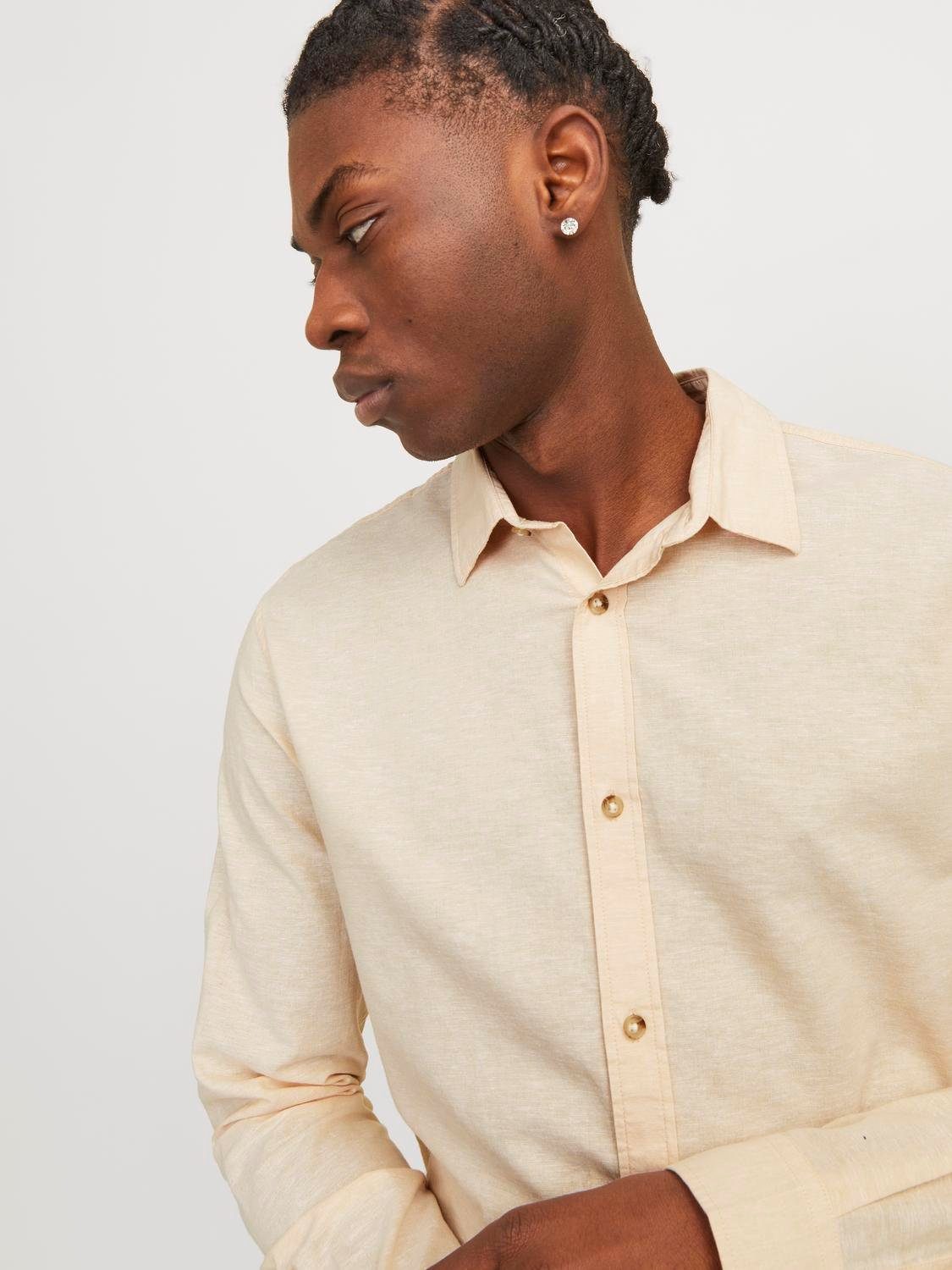 Jack & Jones Langarmhemd JJESUMMER LINEN günstig online kaufen