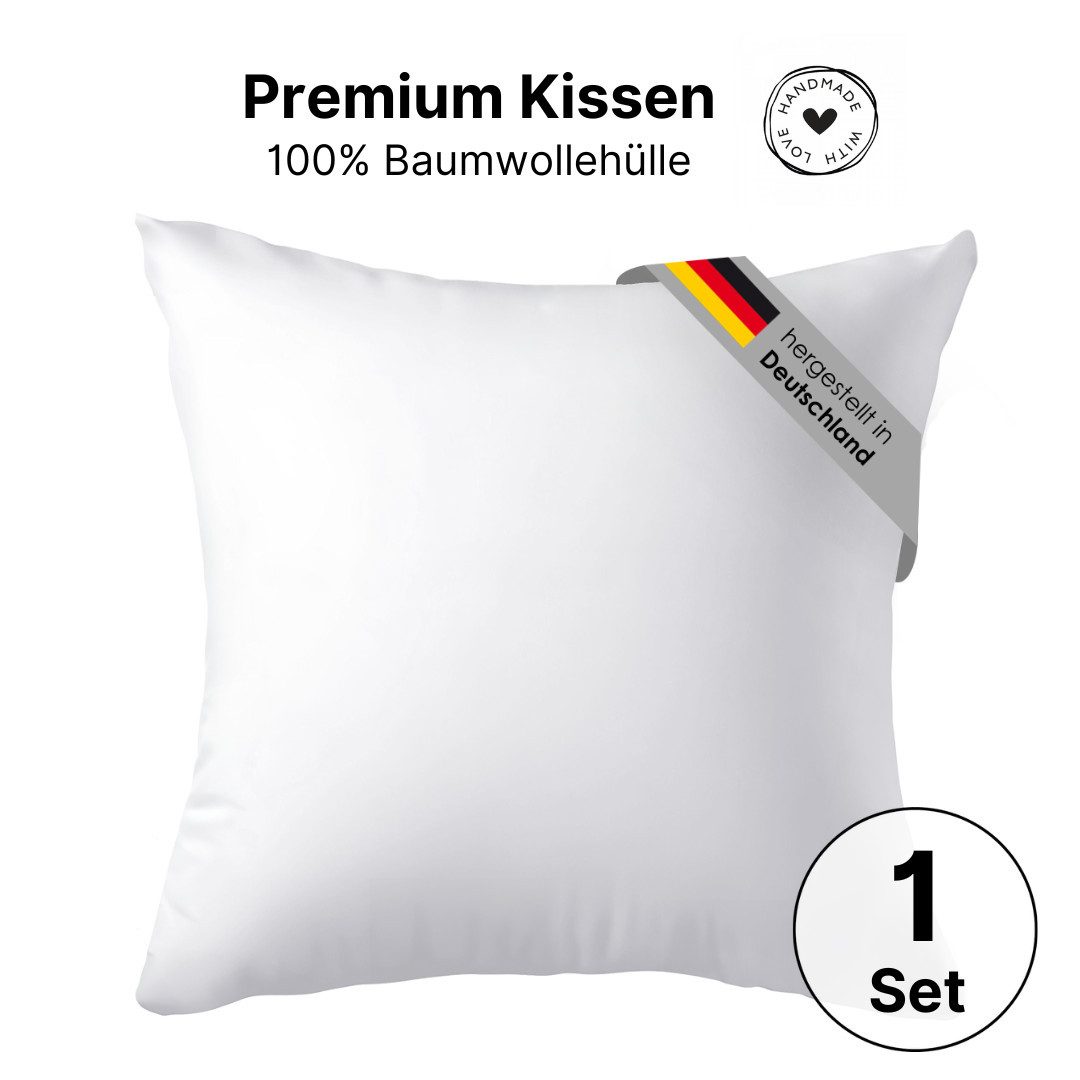 LIVINA HOME Kopfkissen Premium Baumwollschlafkissen, Bezug: 100% Baumwolle, günstig online kaufen