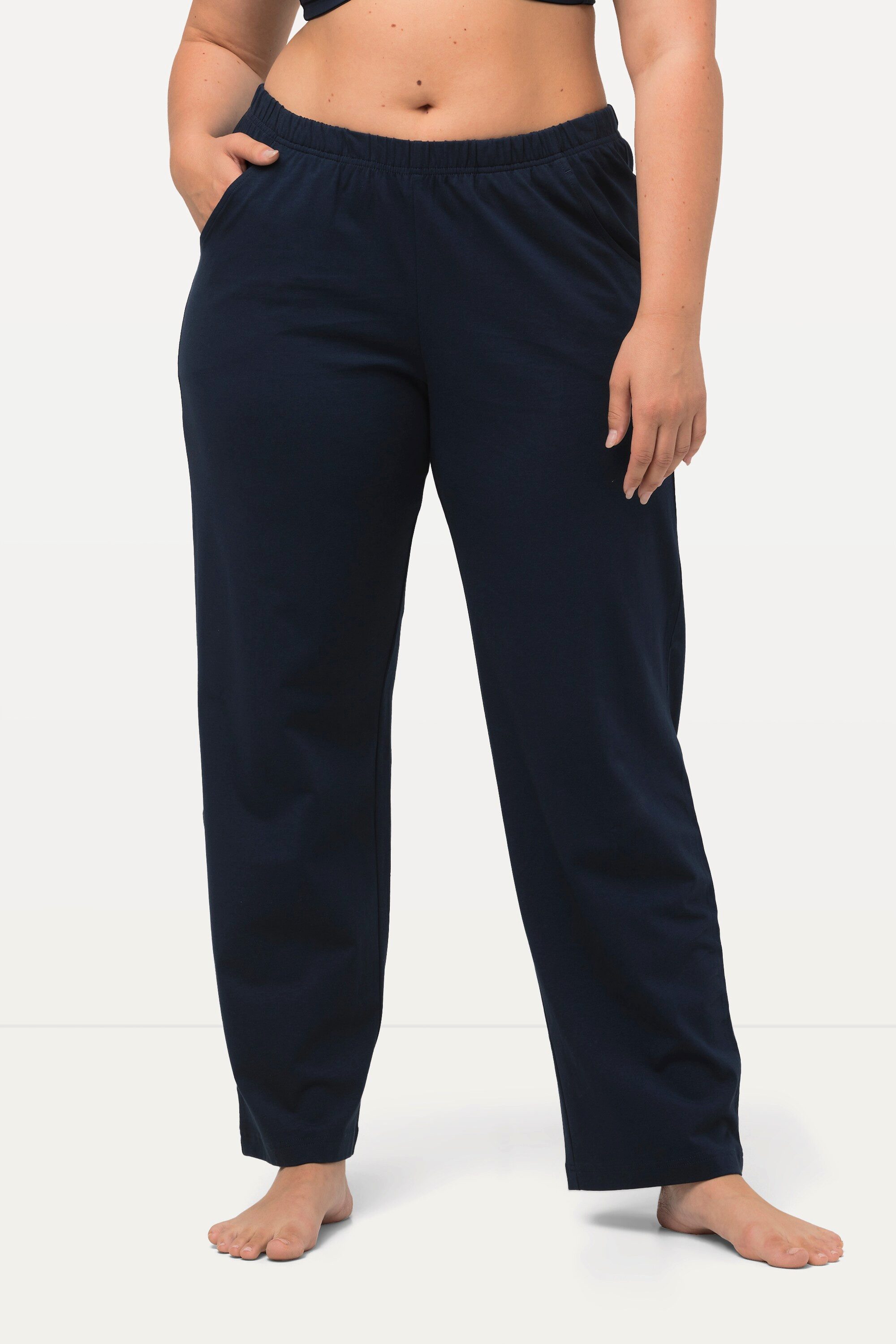 Ulla Popken Funktionshose bis 68 Jersey-Hose Jogginghose Sporthose günstig online kaufen