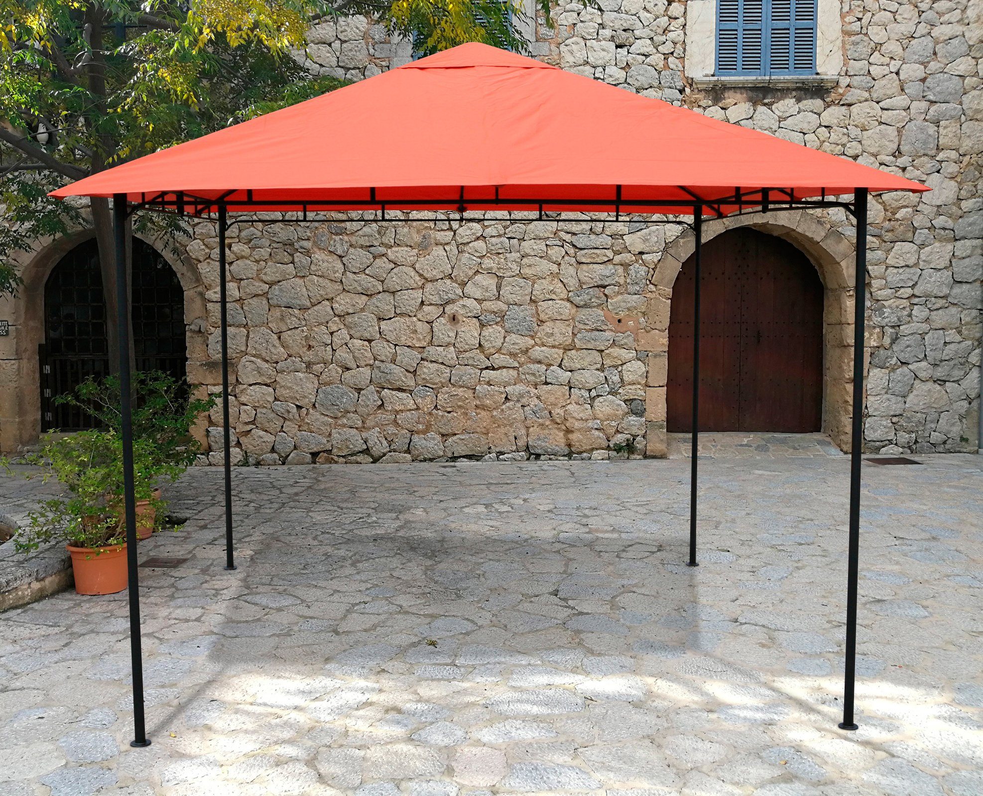 Grasekamp Pavillon Antik Rimini Flex, BxT: 293x293 cm, in versch. Farben