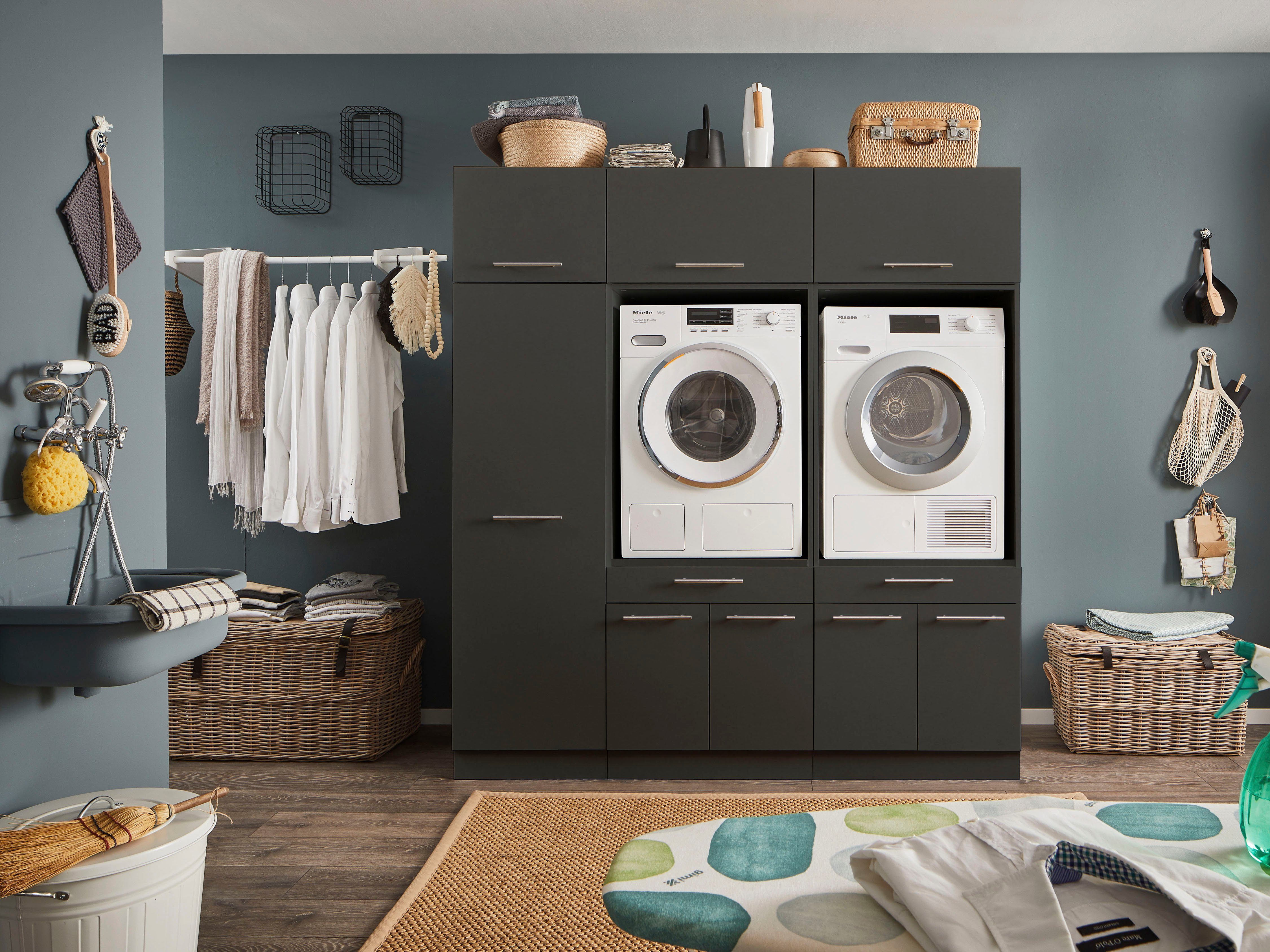Laundreezy Mehrzweckschrank-Set LAUNDREEZY LDSK13, Breite 185 günstig online kaufen
