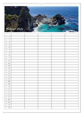 CALVENDO Wandkalender Kalifornien - Familienplaner 2023 (Premium, hochwertiger DIN A2 Wandkalender 2023, Kunstdruck in Hochglanz)
