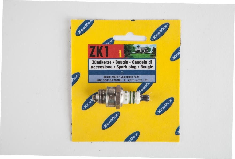 Xervex Rasenmähermesser XerVex Zündkerze ZK1 für 2 Takt Rasenmähermotoren