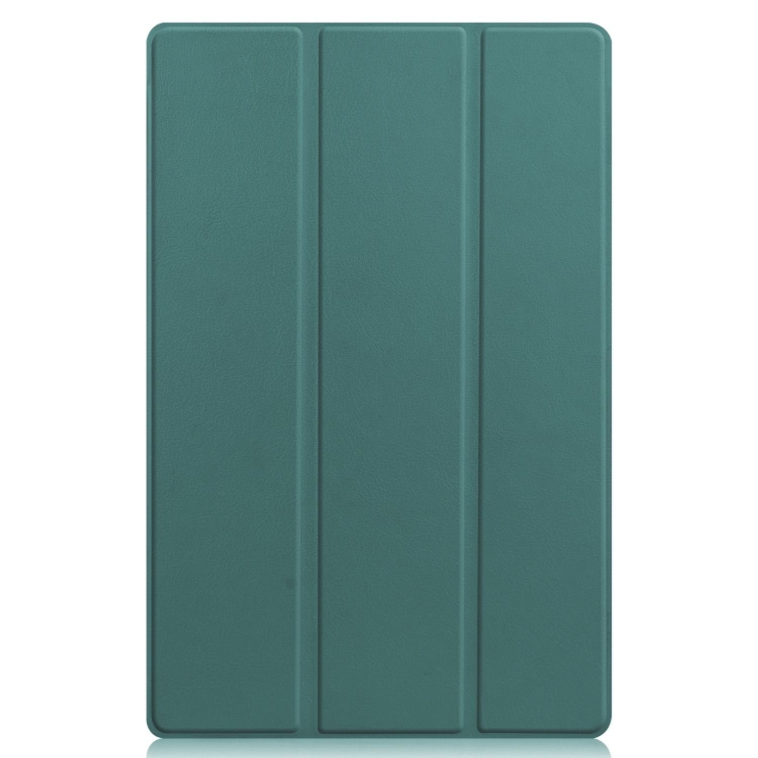 König Design Tablet-Hülle Lenovo Tab P11 Pro, Schutzhülle für Lenovo Tab P11 Pro Schutztasche Wallet Cover 360 Case Etuis Dunkelgrün
