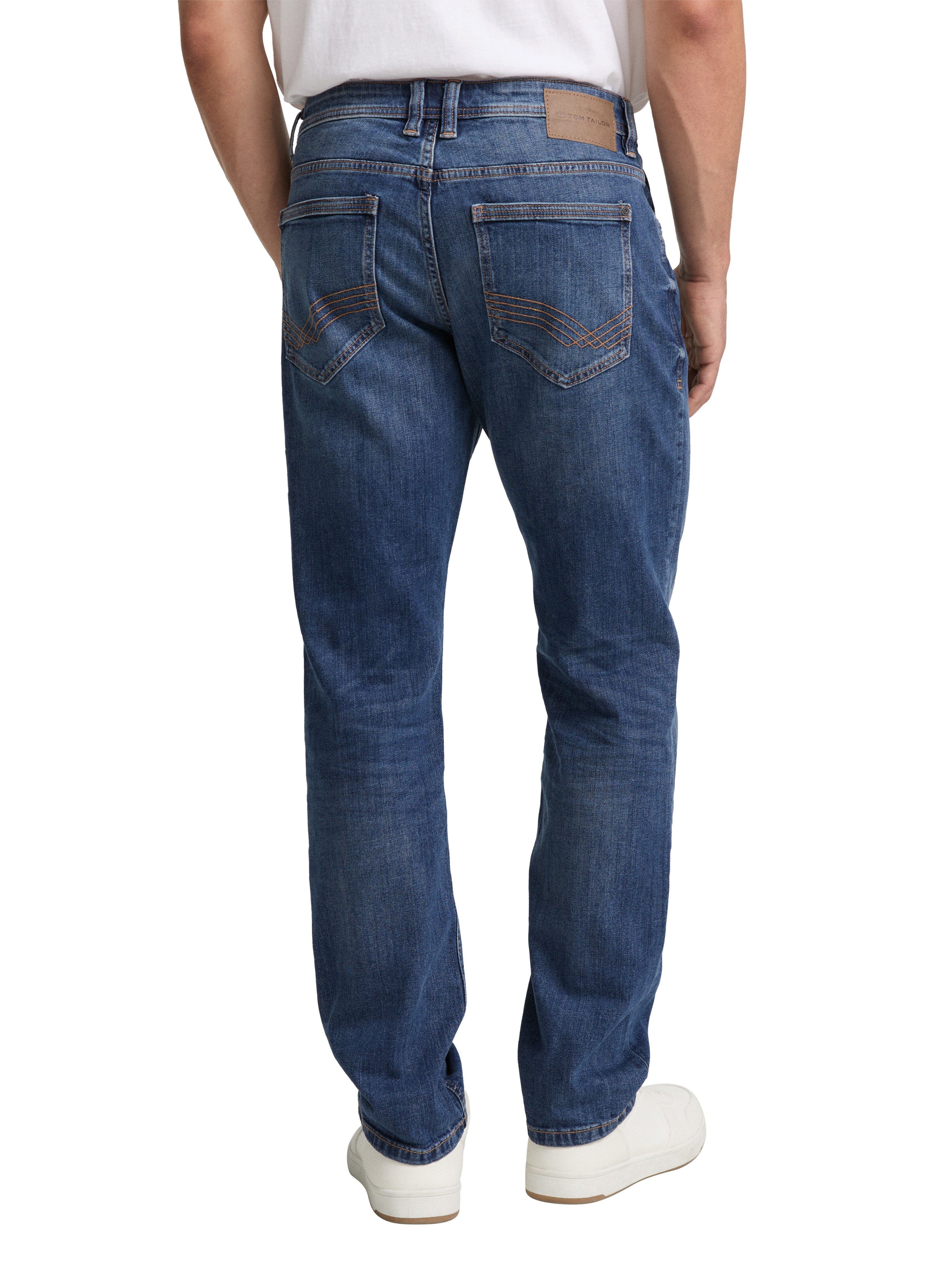 TOM TAILOR 5-Pocket-Jeans MARVIN mit kleinem Logo-Print günstig online kaufen
