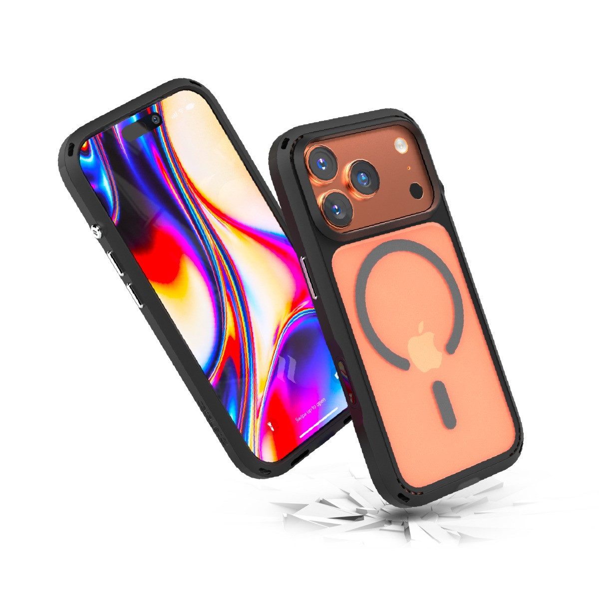 Catalyst Smartphone-Hülle Influence Case MagSafe, für iPhone 17 Pro, Schwarz
