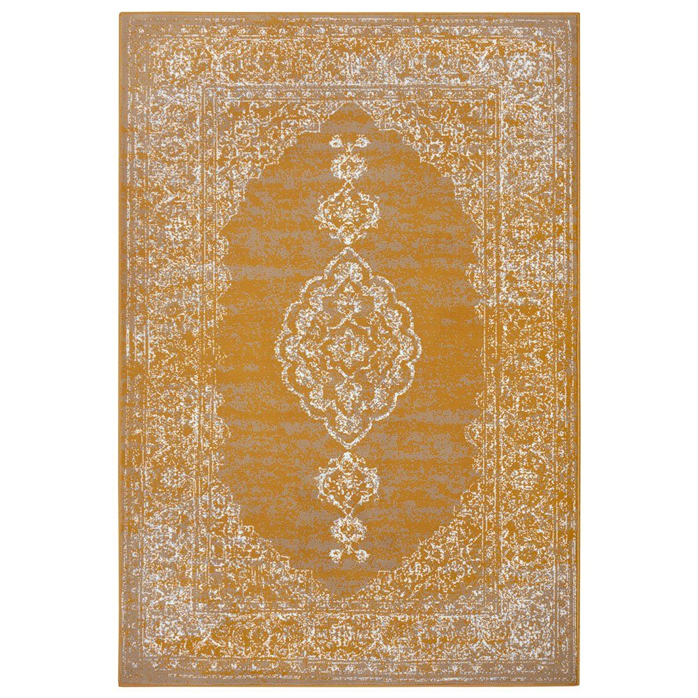 HANSE Home Designteppich Teppich Méridional Senfgelb, rechteckig, Höhe: 9 mm