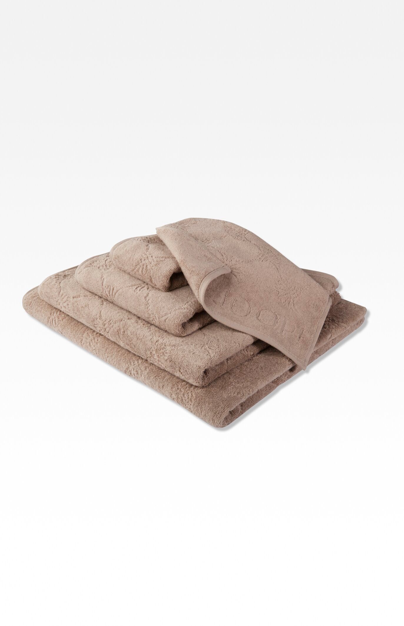 Joop! Handtücher JOOP! LIVING - CORNFLOWER (2-St) Textil Handtuch-Set, Sand UNI