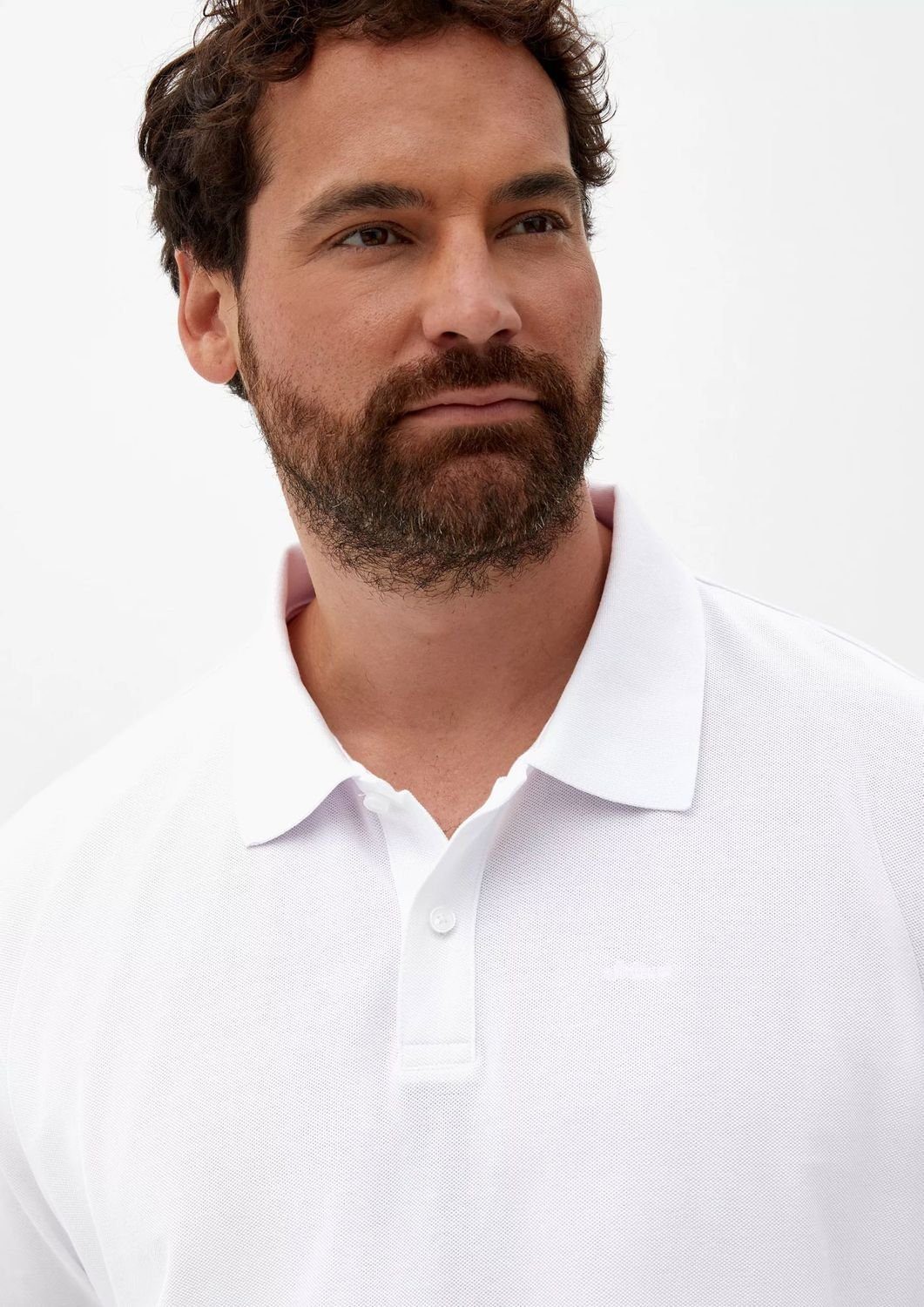 s.Oliver Poloshirt Big Size (1-tlg) Kragen, Köpfe, Logo