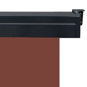 furnicato Markise Balkon-Seitenmarkise 85x250 cm Braun
