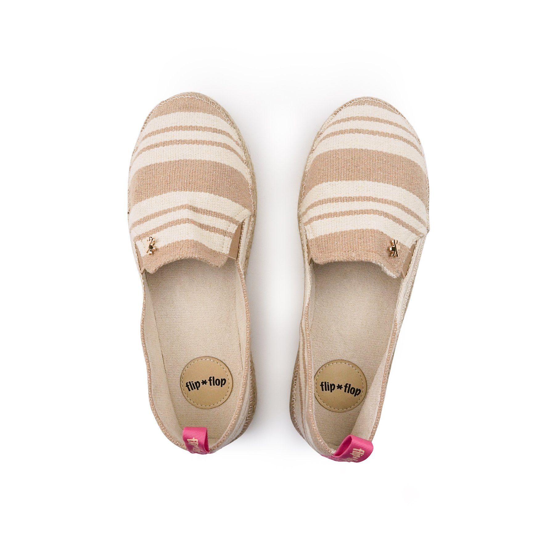 Flip Flop espadrille*striped Espadrille