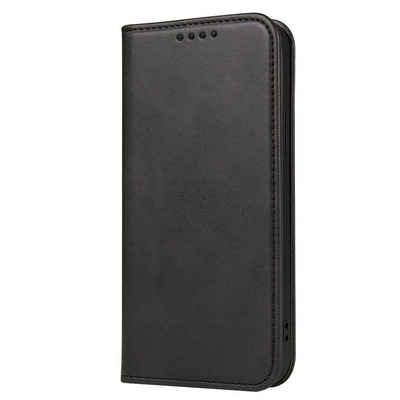 H-basics Handyhülle hülle für Samsung Galaxy S8 PLUS klapphülle case cover - Kartenfach, Stand Funktion, und unsichtbar Magnetverschluss