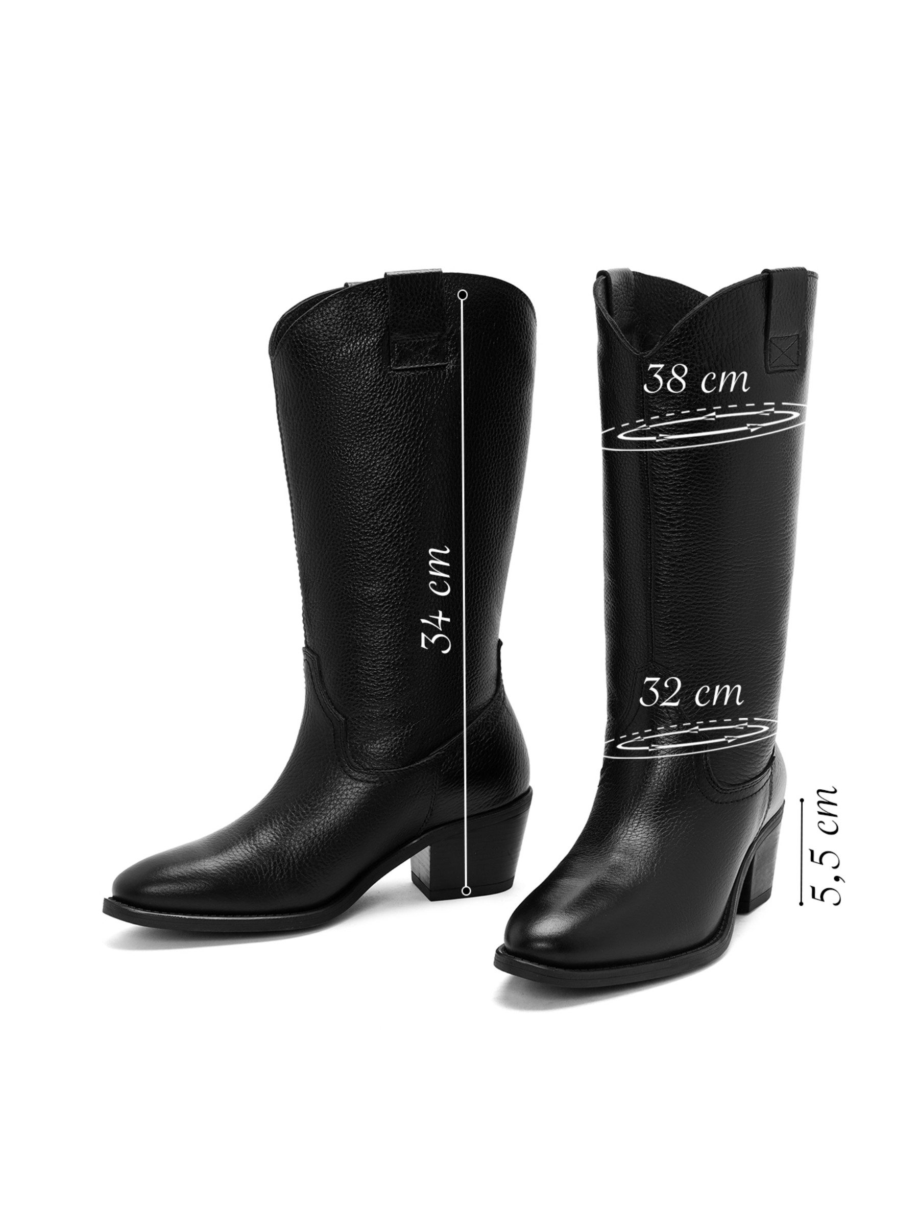 Derimod Cowboy-Stiefel aus Leder Cowboy Boots günstig online kaufen