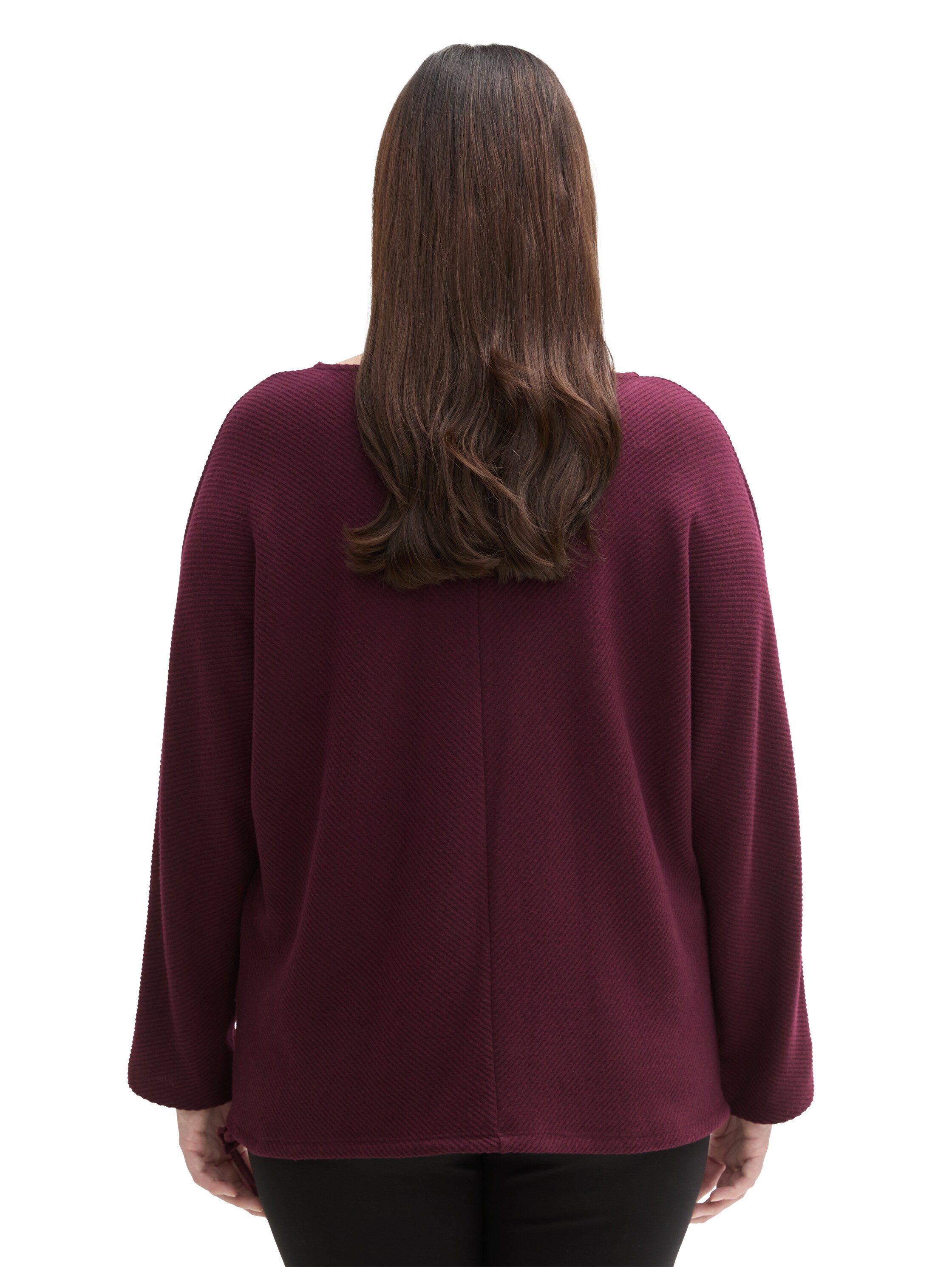 TOM TAILOR PLUS Fledermausshirt mit Fledermausärmeln günstig online kaufen