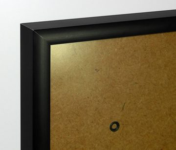 Wallario Poster, 3D Partikel in schwarz vor hellem Hintergrund, in verschiedenen Ausführungen