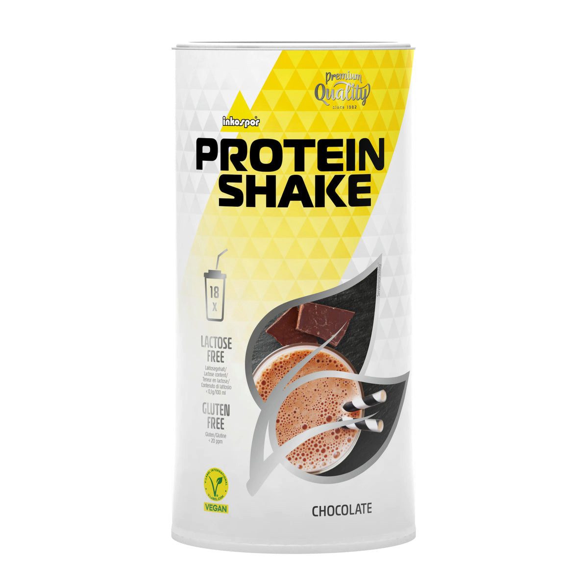 Inko Inko Active Protein Shake Laktosefrei Flasche, 1 er 450 g