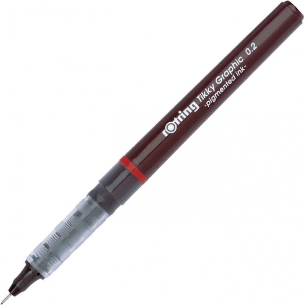 ROTRING ROTRING Tikky Graphic 0 - Feinfaserschreiber Elektro-Kabel, Feinfaserschreiber, Präziser Feinfaserschreiber, ideal für Grafik und Zeichnung