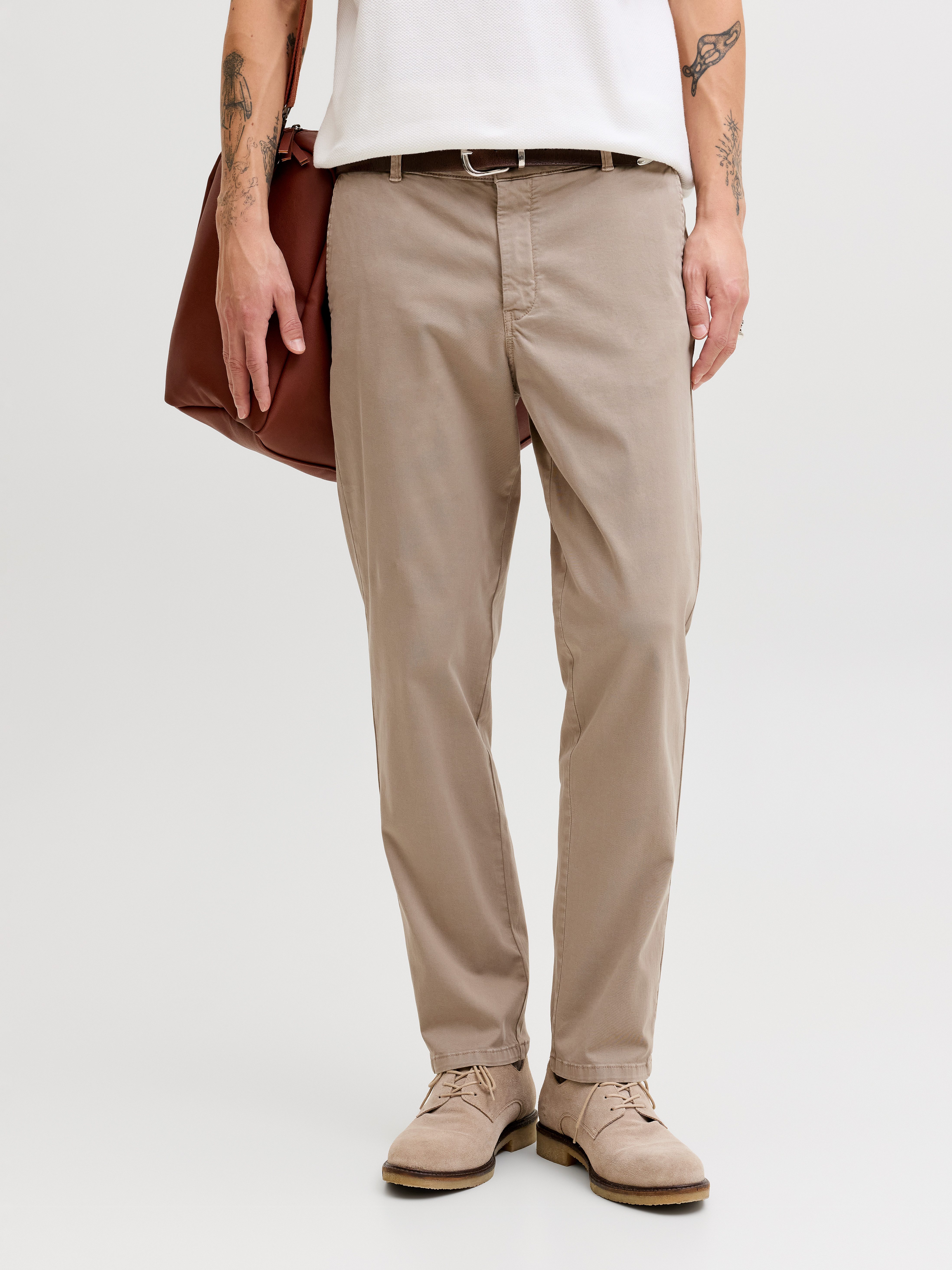 Jack & Jones Chinohose JPSTOLLIE VANCE CHINO NOOS Baumwollmischung, normal geschnitten