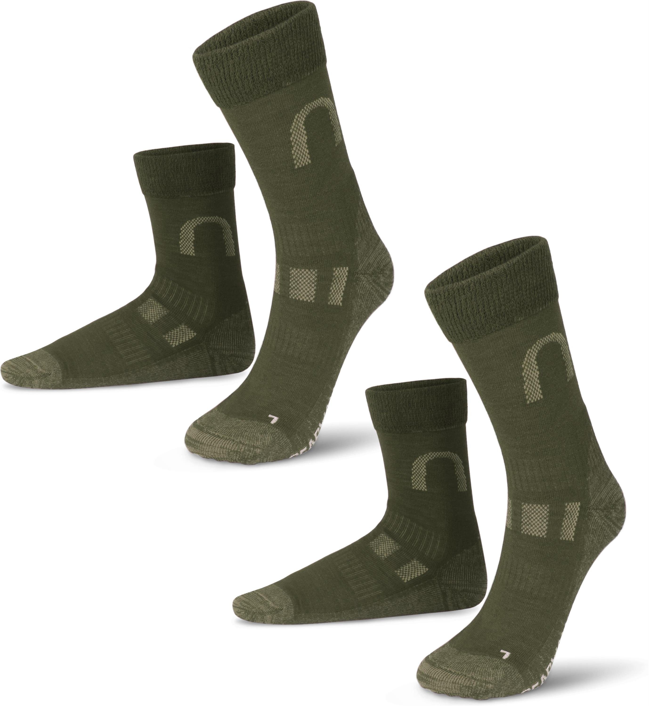 normani Wandersocken 2 Paar Merinowollsocken Wander- und Trekkingsocken (Se günstig online kaufen