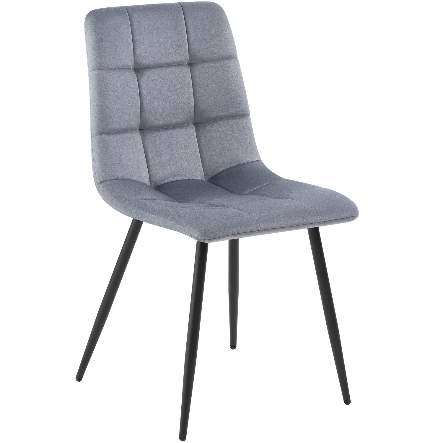 DUMOS Esszimmerstuhl Stuhlset – Polsterstühle, Moderner Küchenstuhl. Samt (Set), 2-teiliges Set