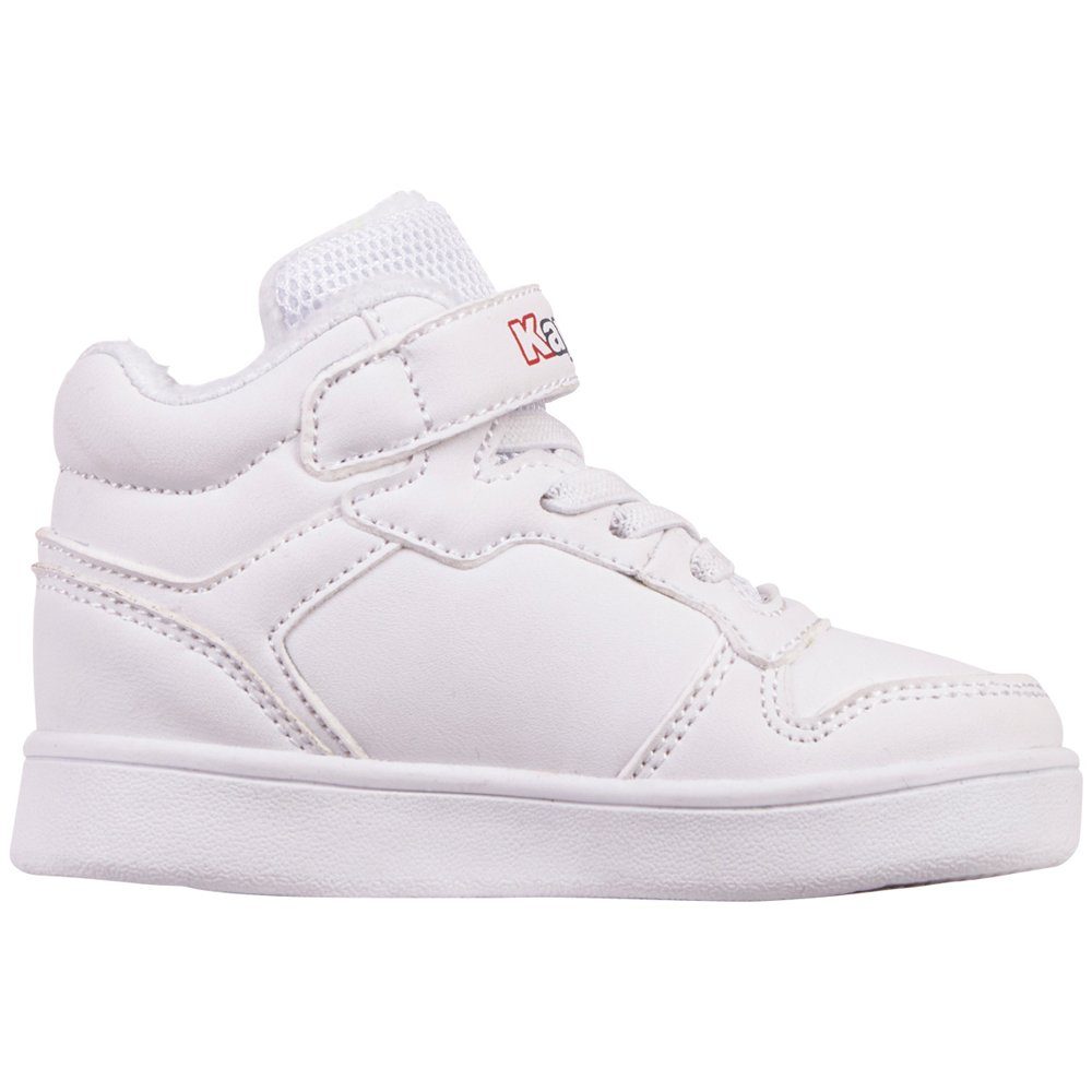 kuscheligem white-red Kappa Webpelzfutter - mit Sneaker