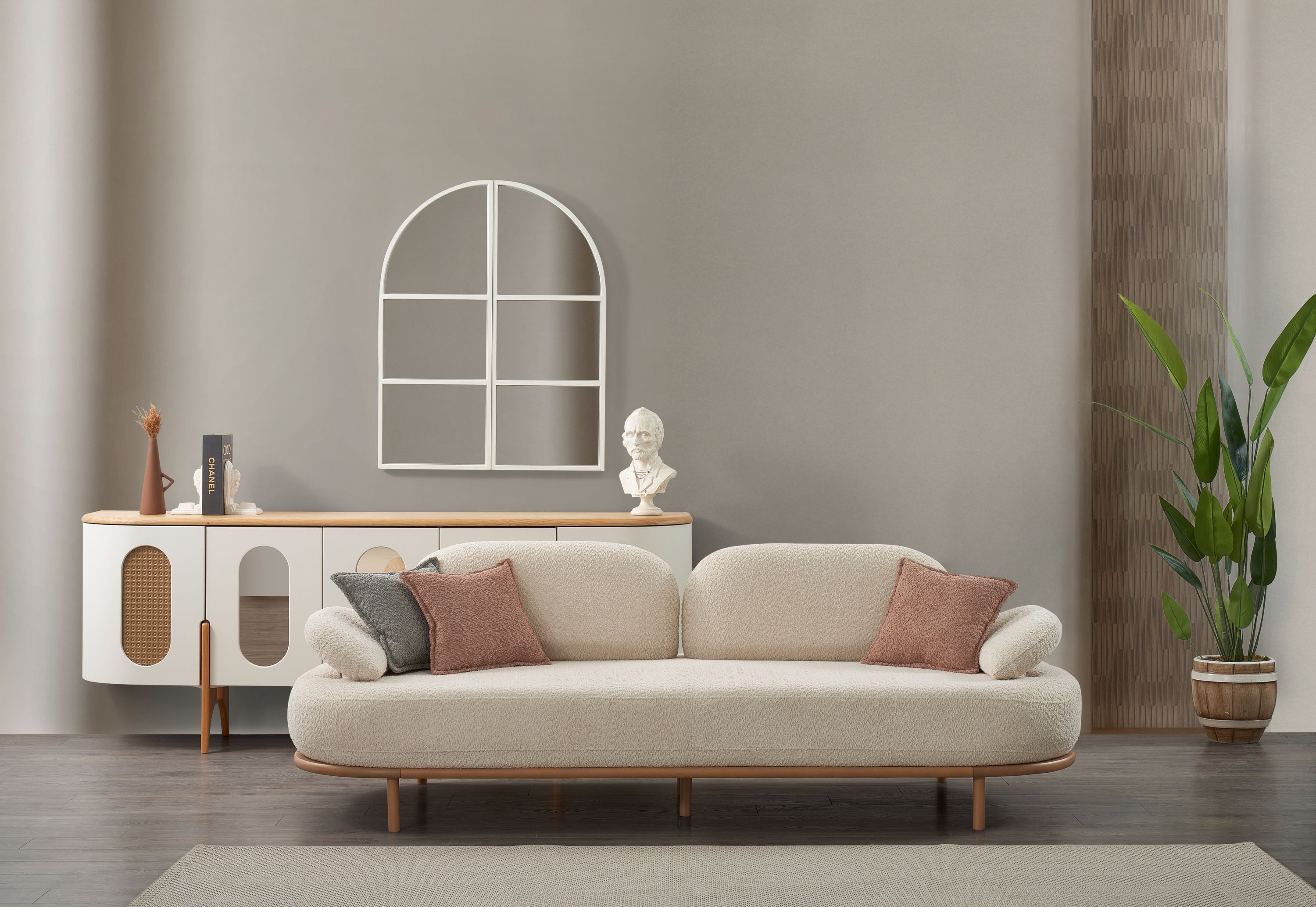 Nobelaa Sofa Sitzgruppe/Sofa Set - Wohnzimmergarnitur "Milfoil" 3+2+1