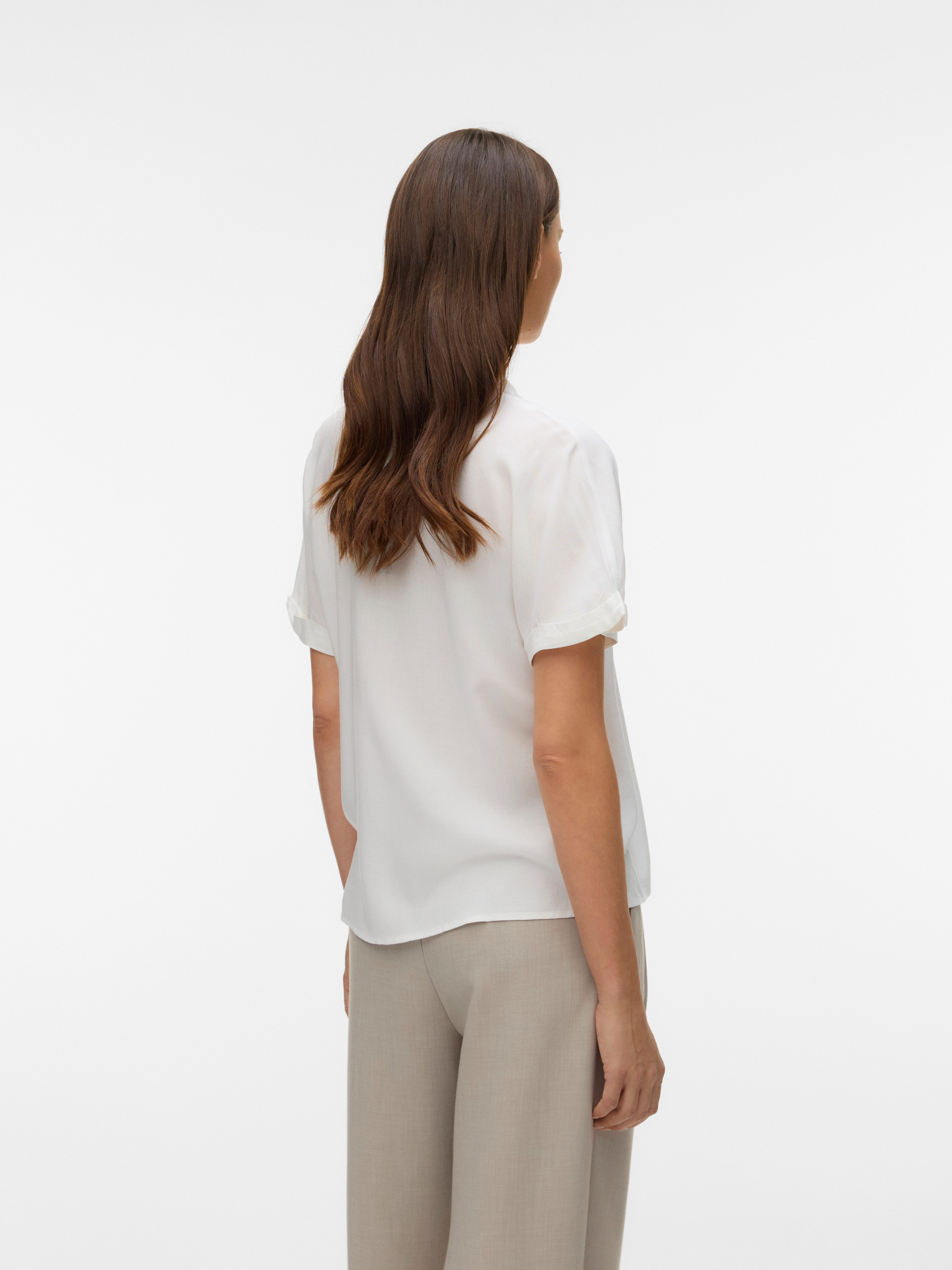 Vero Moda Kurzarmbluse VMALICE SS SHIRT WVN NOOS Viskose
