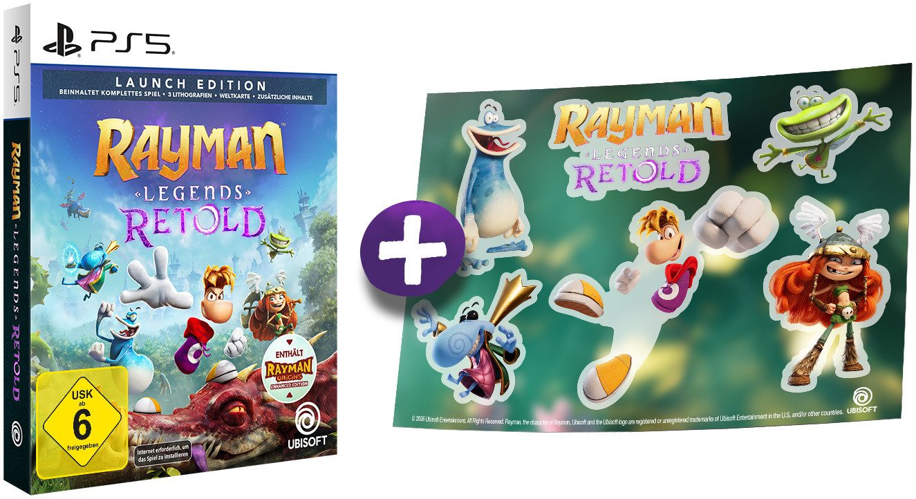Rayman Legends Retold – Launch Edition (Blu-ray Disc), PlayStation 5