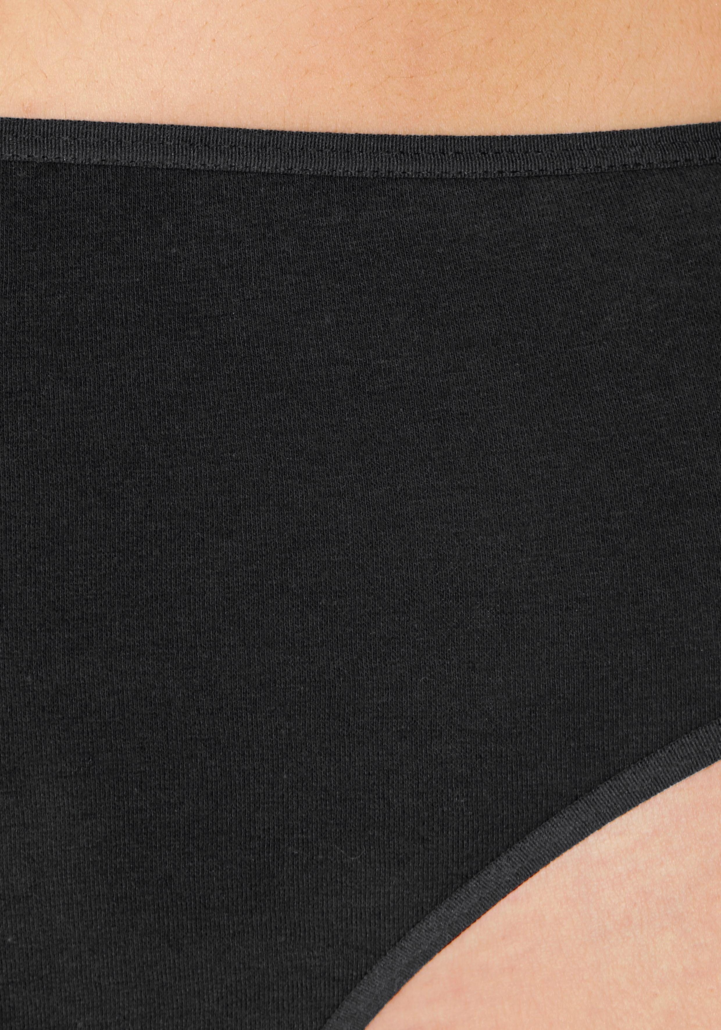 schwarz petite aus Slips Jazz-Pants elastischer 5-St) Baumwoll-Qualität fleur (Packung,