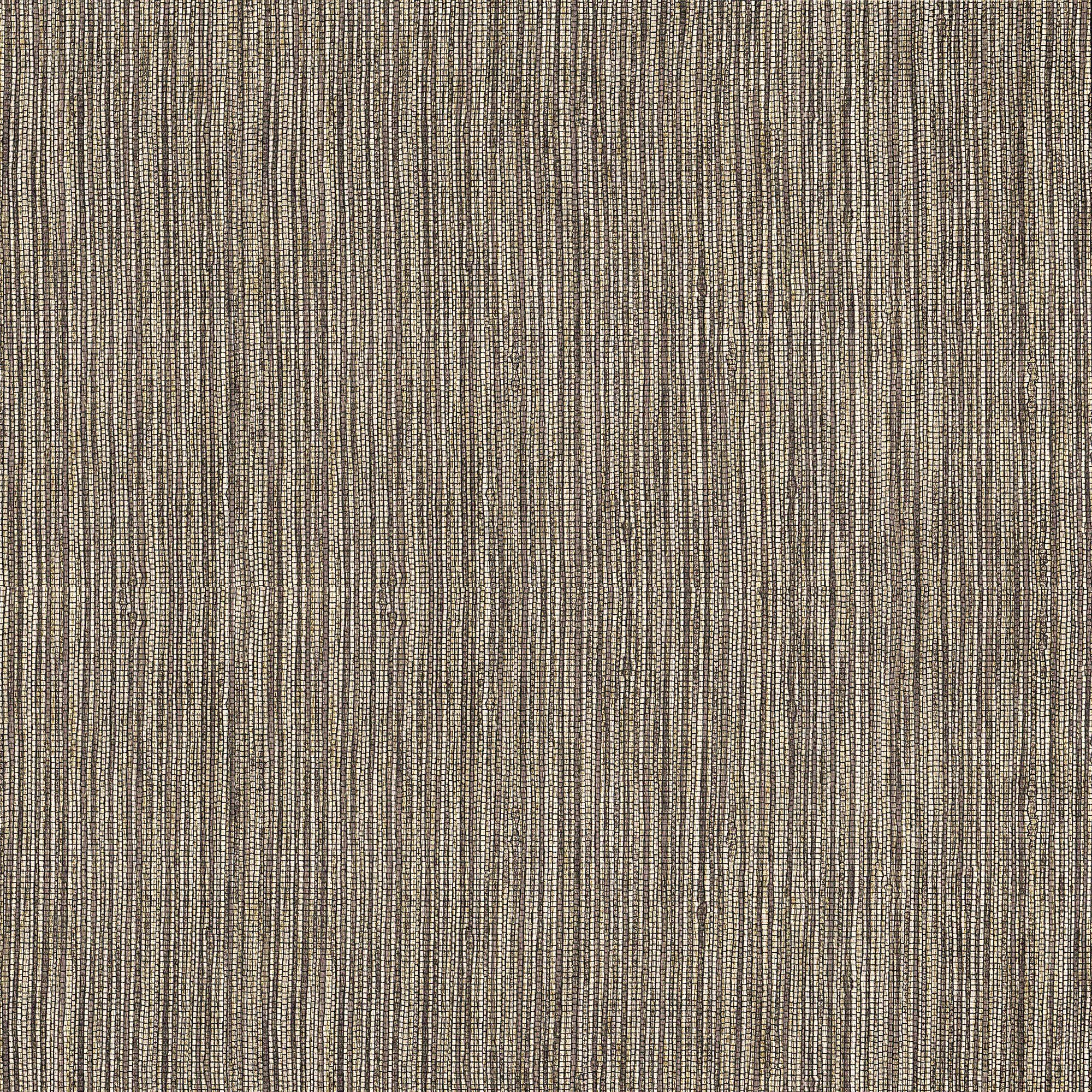 Boutique Vliestapete Luxux Uni Grass, geprägt, uni, (1 St), Braun/Gold - 10m x 52 cm