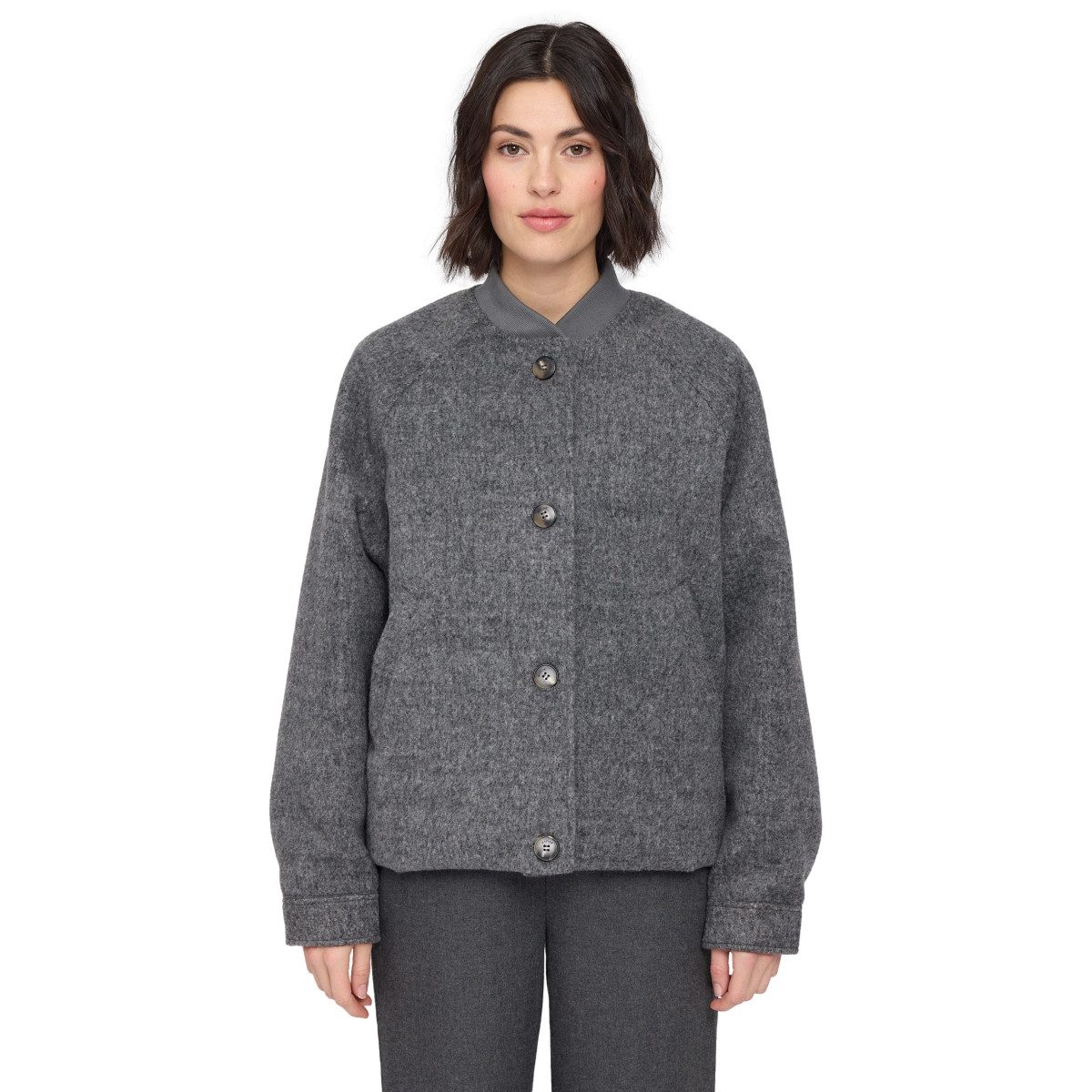 MAZINE Winterjacke Mazine Vegan Wool Bomber - Bomberjacke
