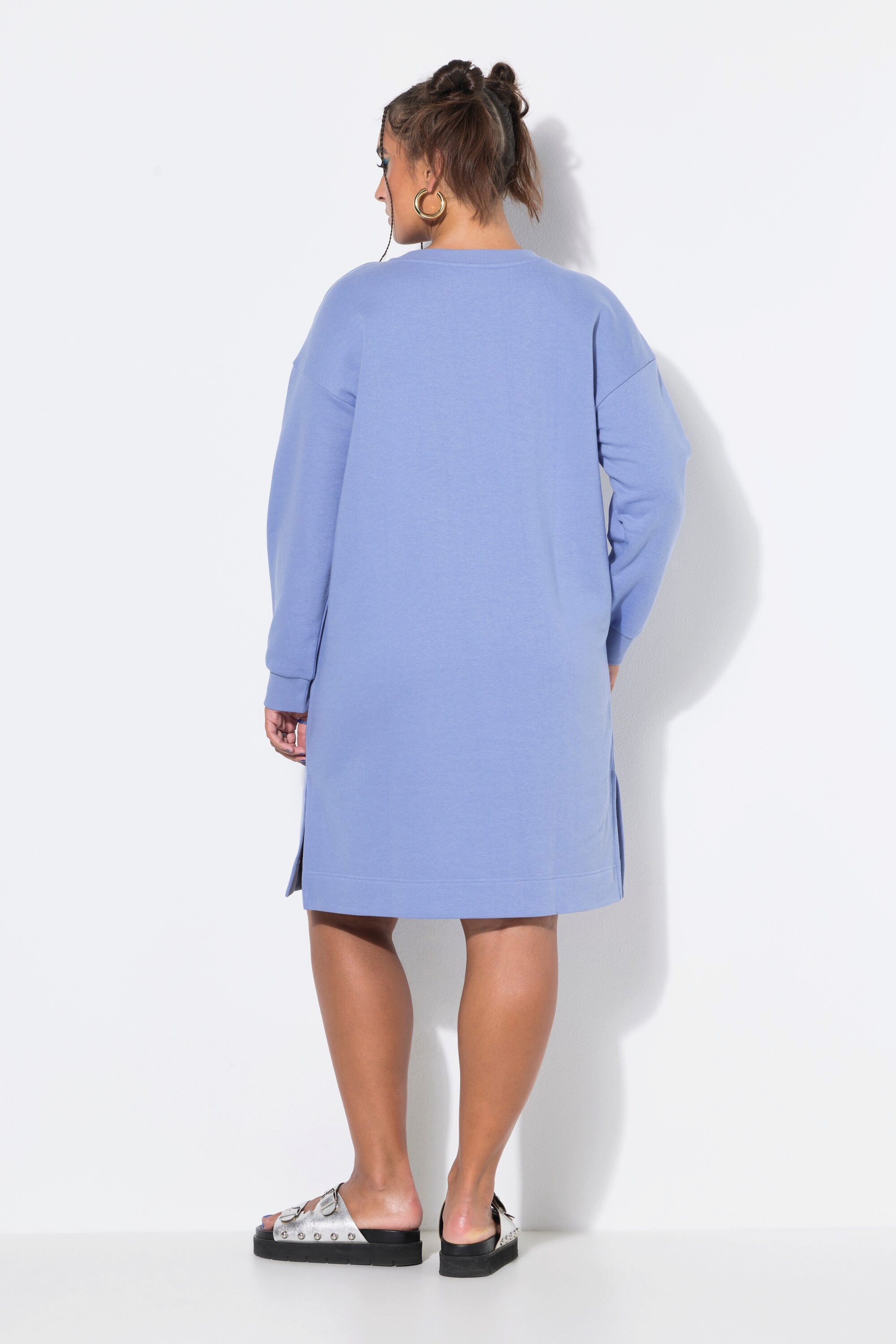Studio Untold Jerseykleid Sweatkleid oversized weiter Ballon-Langarm