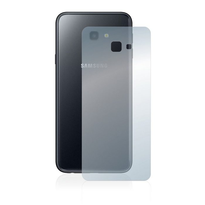 BROTECT flexible Panzerglasfolie für Samsung Galaxy J4 Plus (Rückseite) Displayschutzglas Schutzglas Glasfolie klar