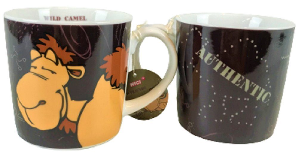 Nici Becher Porzellan Tasse Zoo / Wildtiere / Mug Souvenir / Kollektion, Porzellan Tasse ca . 310 m NICI - Mo Melinda Tasse Kamel und Ameise, Ideal als Geschenk