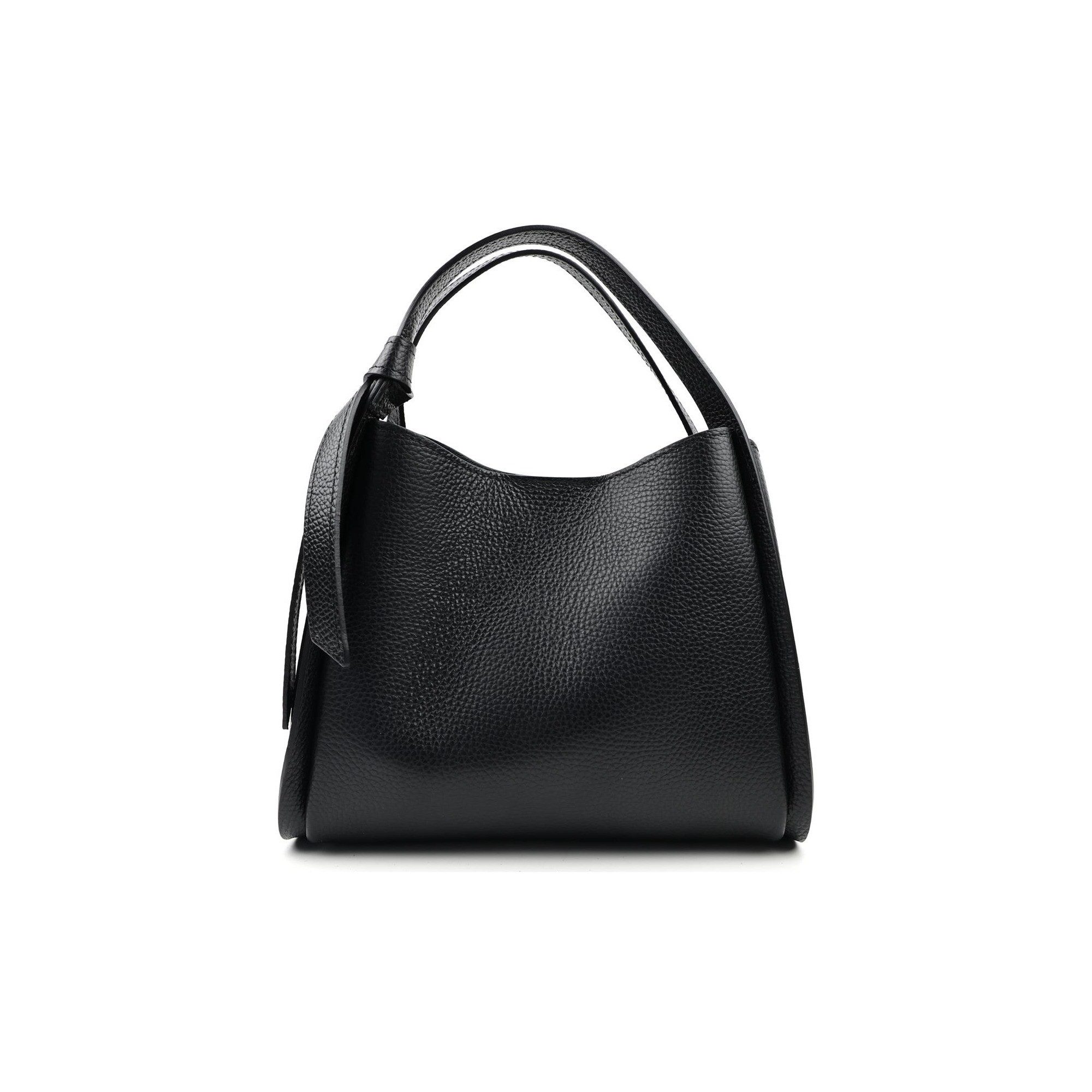 BRISE TASCHE Schultertasche Echtleder-Handtasche ca. 25 × 20 × 15 cm mit 3 Fächern (1-teilig, Tasche inkl. Schulterriemen), Echtleder, 3 Fächer, langer Tragriemen
