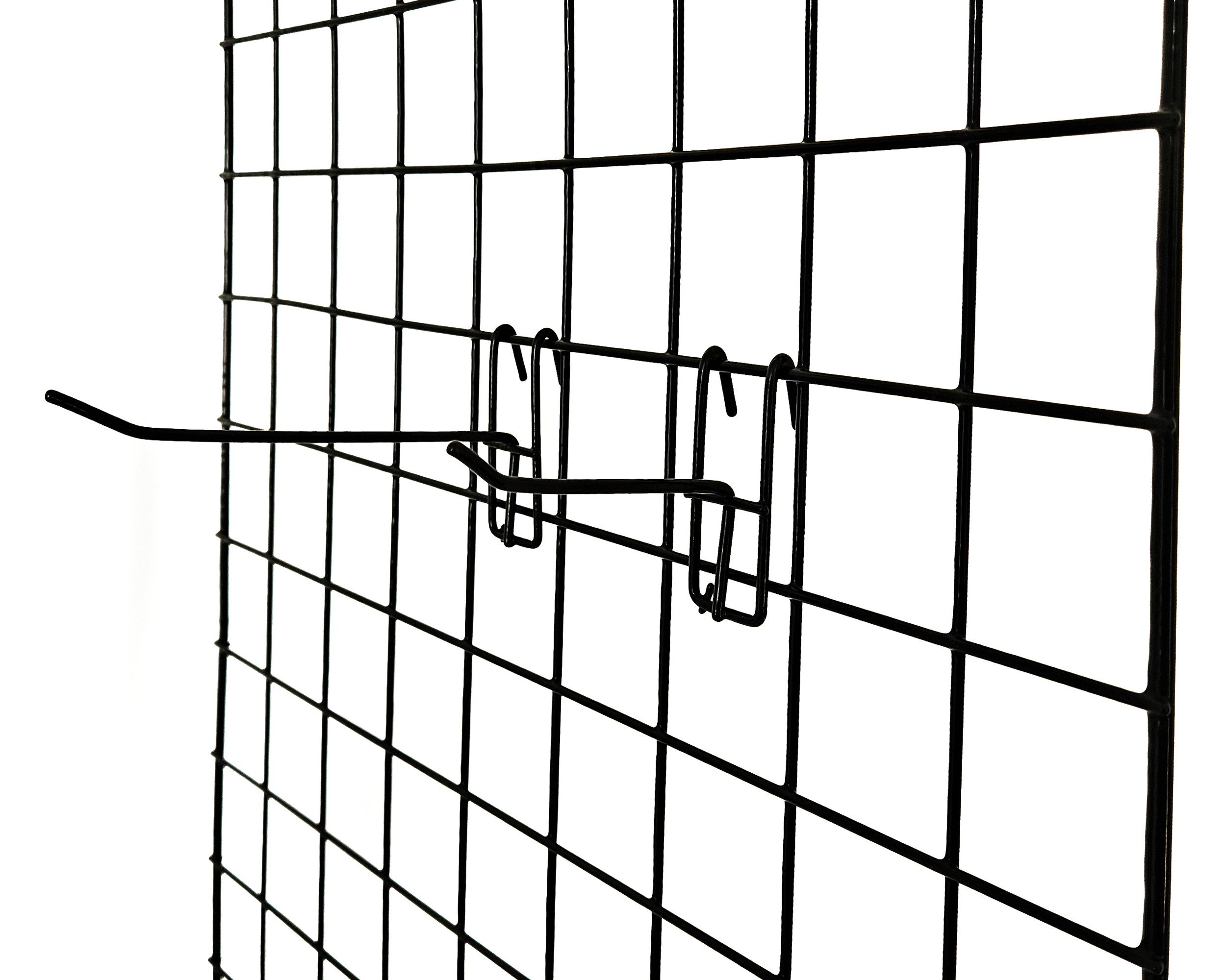 Yudu Trenngitter 10 stück Haken für Wandgitter Wanddekor Gitter Ladenbaugitter