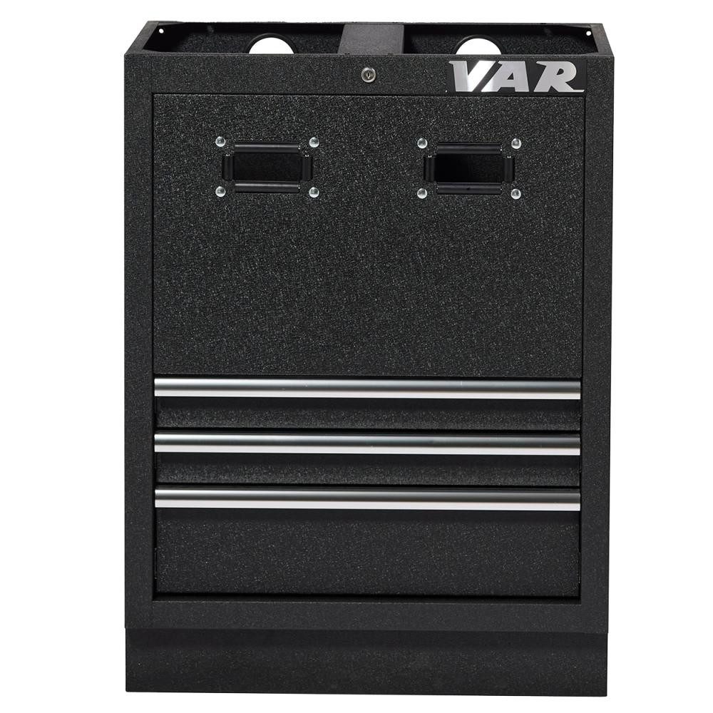 VAR Fahrradschlauch VAR Unterschrank Schlauchaufroller MO-52614 680 x 458 x 910 Black Edit