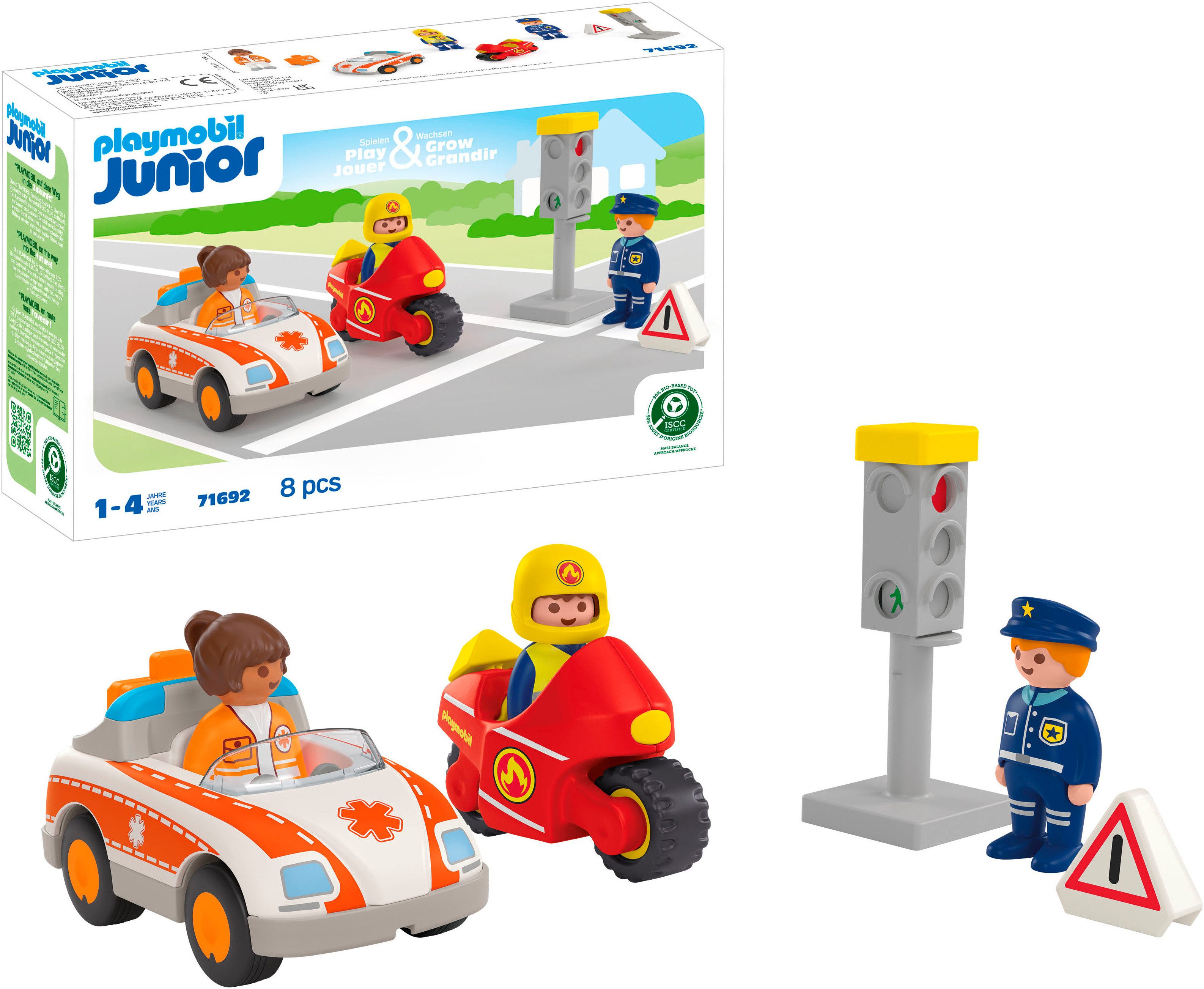 Playmobil® Helden des Alltags (71692), JUNIOR Konstruktions-Spielset, (8 St), Made in Europe