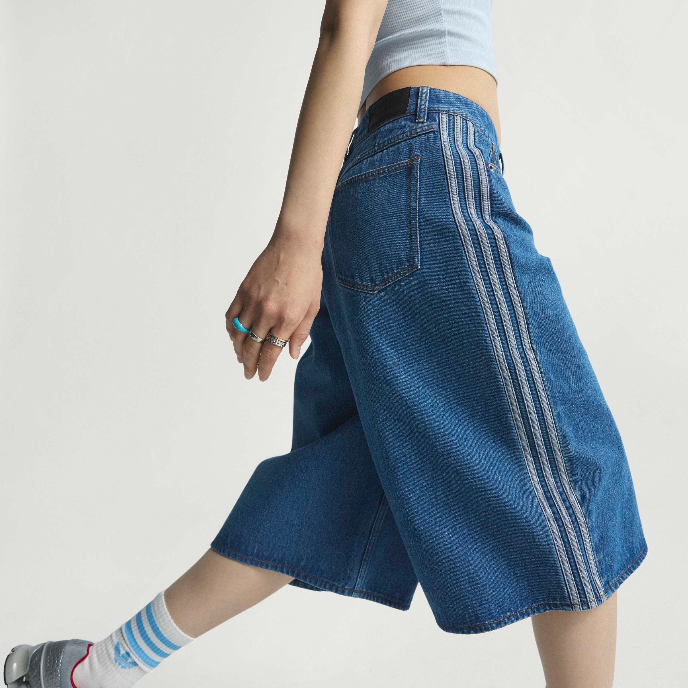 adidas Originals Shorts FIREBIRD JORTS DENIM