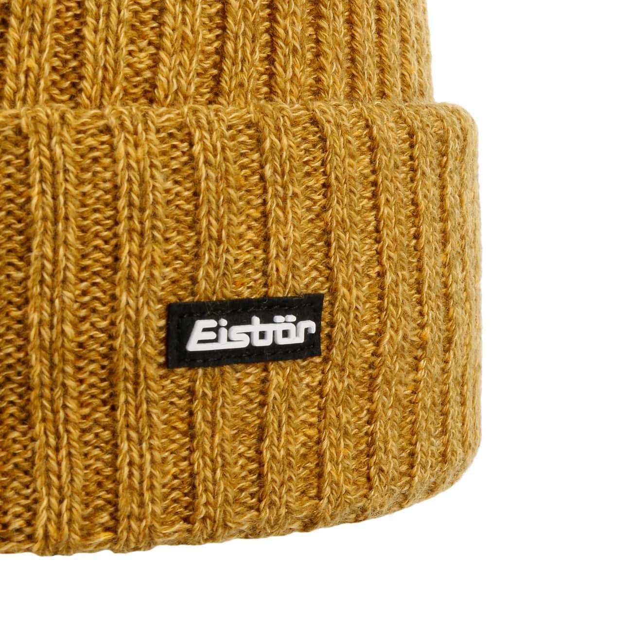 Eisbär Strickmütze (1-St) Wintermütze mit Umschlag