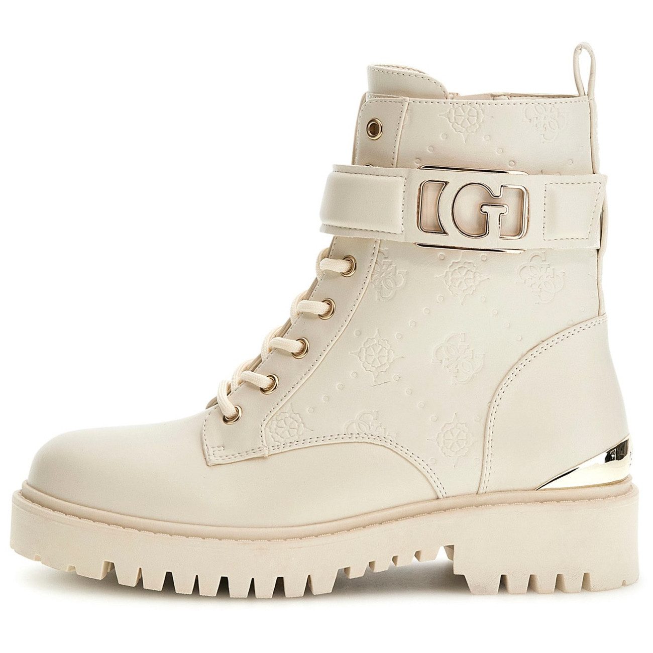 Guess Guess Damen Schnürboot - FLTORA FAL10 IVORY in weiss Schnürboots