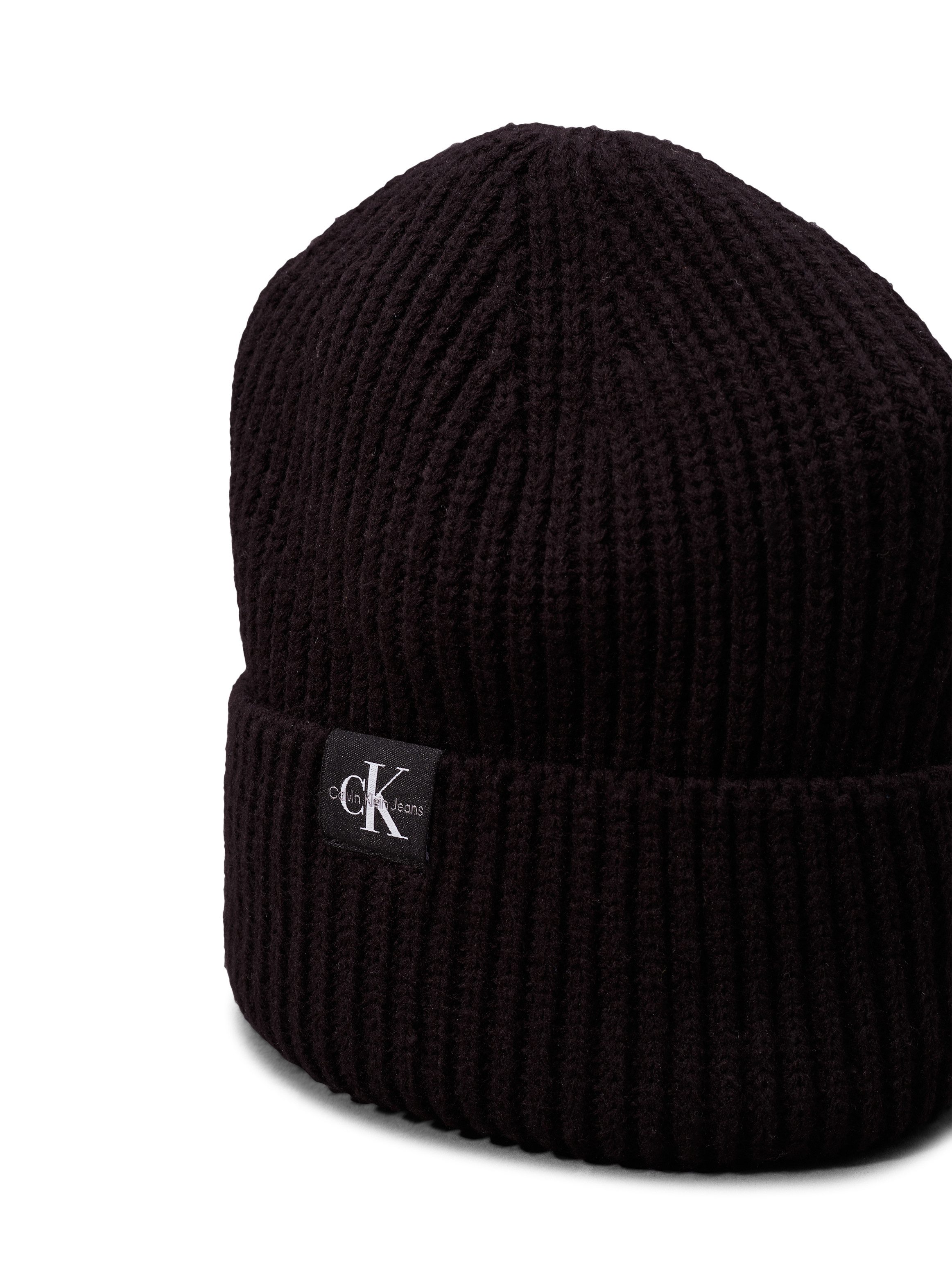 Calvin Klein Jeans beanie with monogram label