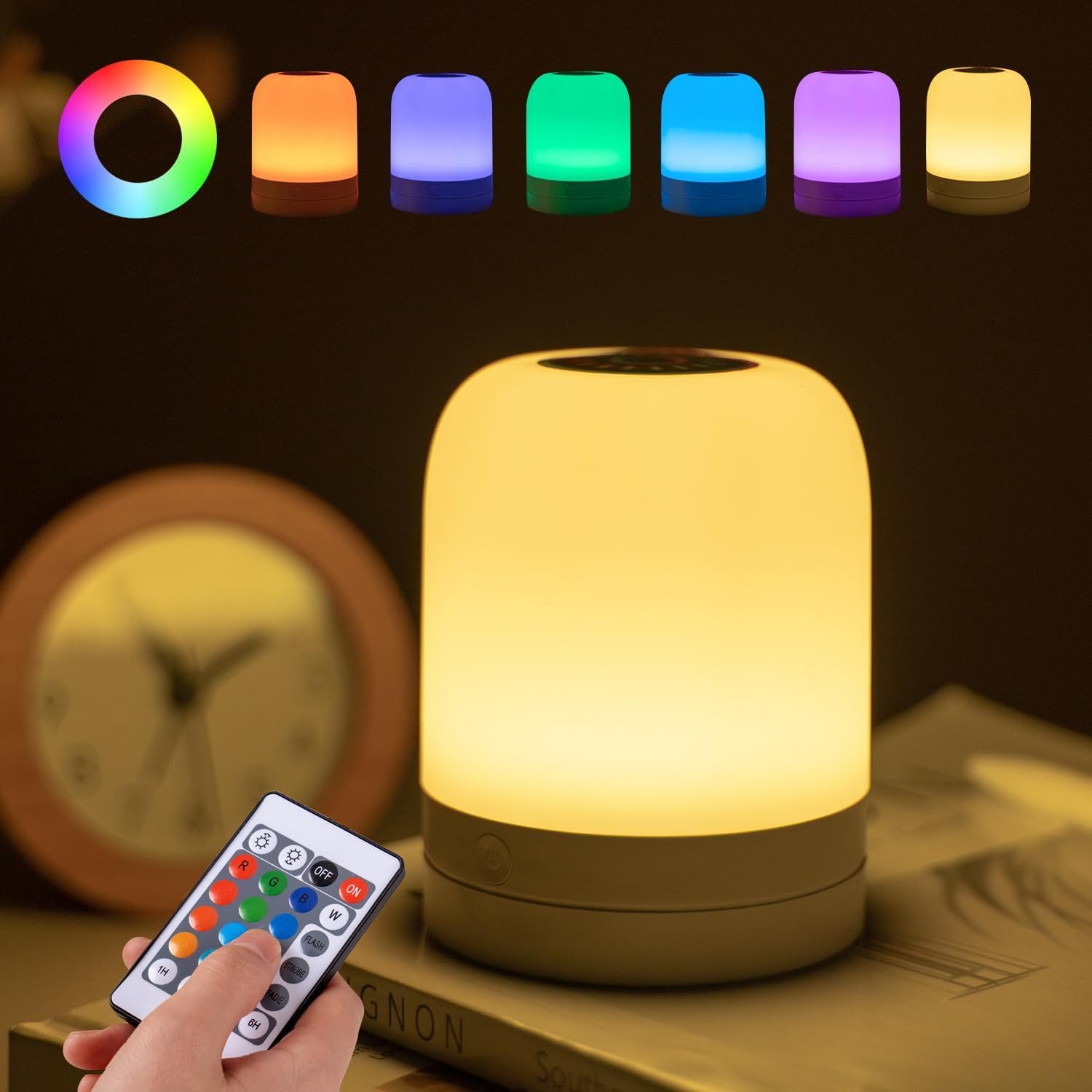 Luckice LED Nachtlicht Touch-Lampe,tragbare Tisch-Nachttischlampen mit günstig online kaufen