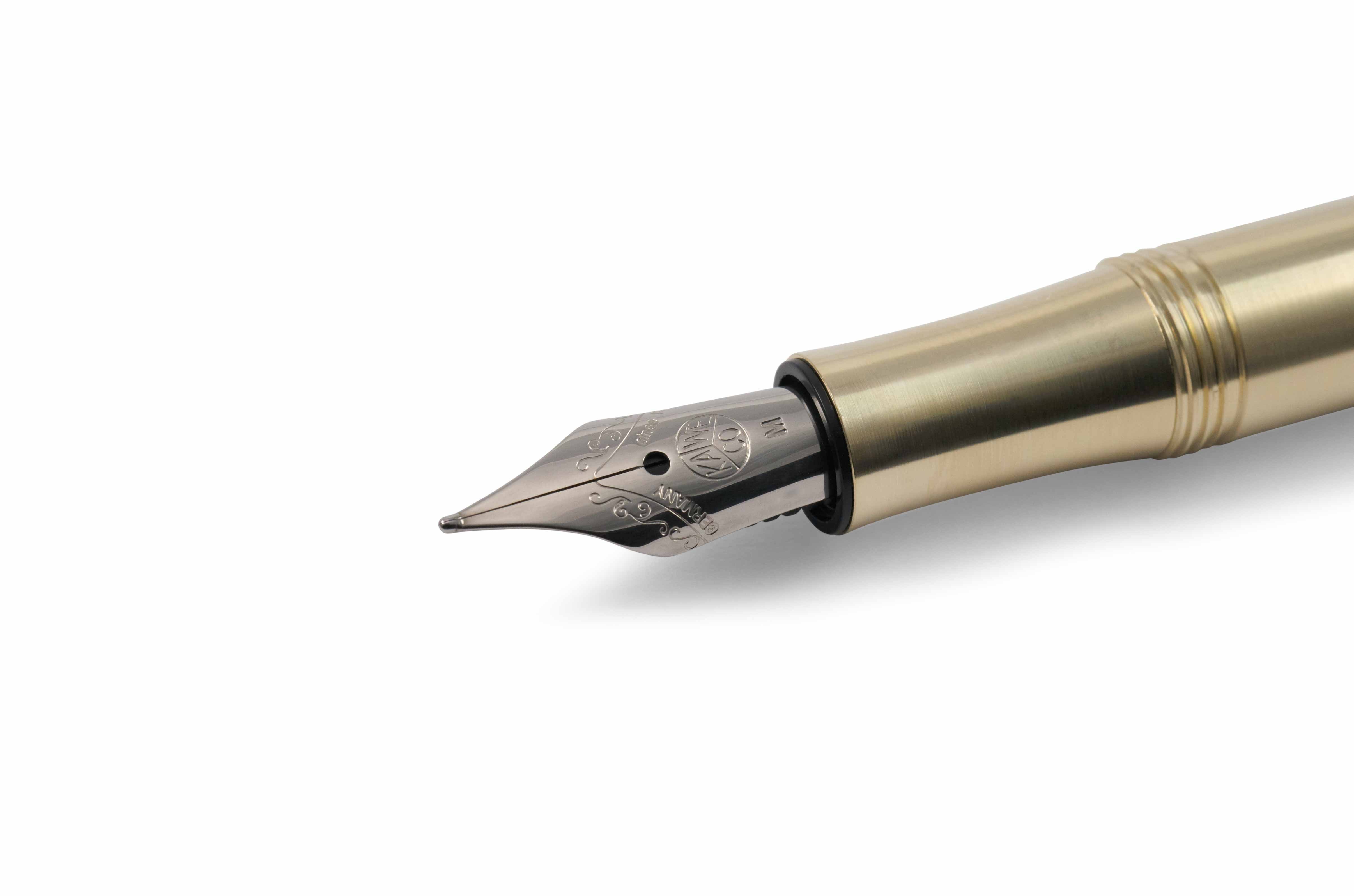 Kaweco Füllfederhalter Kaweco LILIPUT Füllhalter Messing, Medium Stahl blank